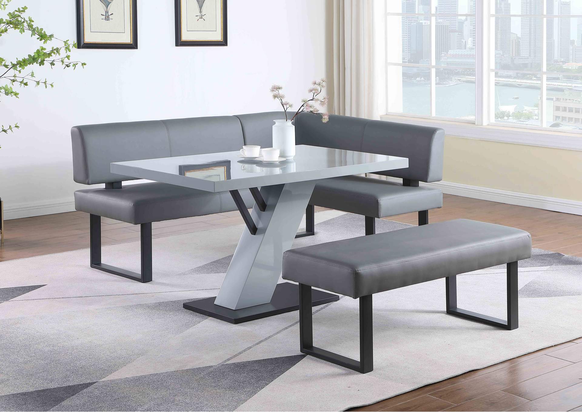 Contemporary Wooden Dining Table image 1