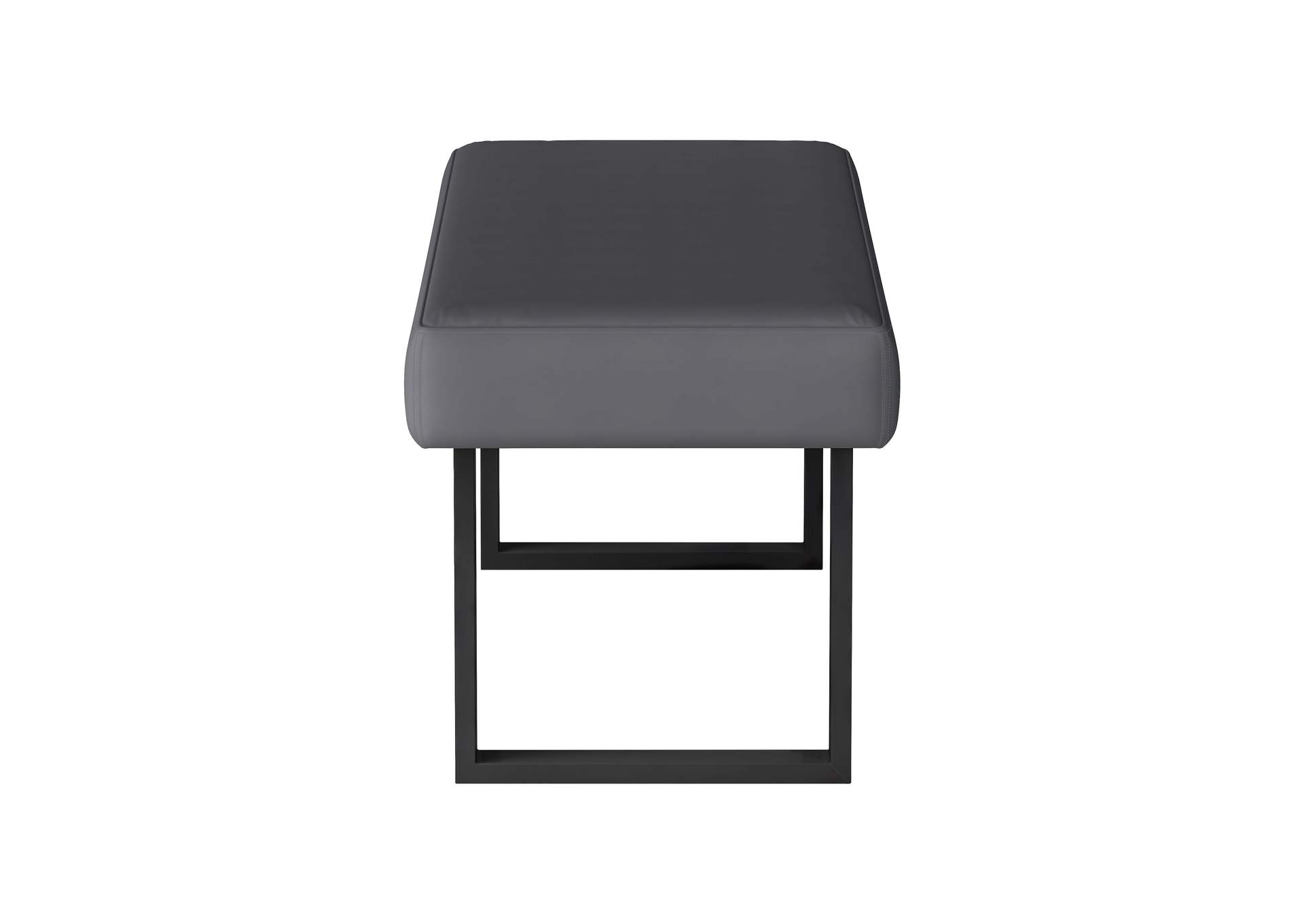 Upholstered Bench With Steel Legs image 5