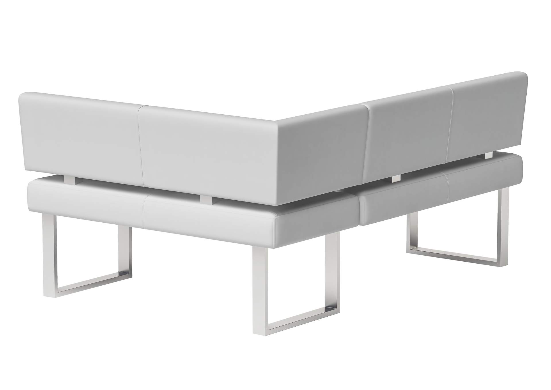 Contemporary Dining Set With Wooden Dining Table & Upholstered Nook image 5