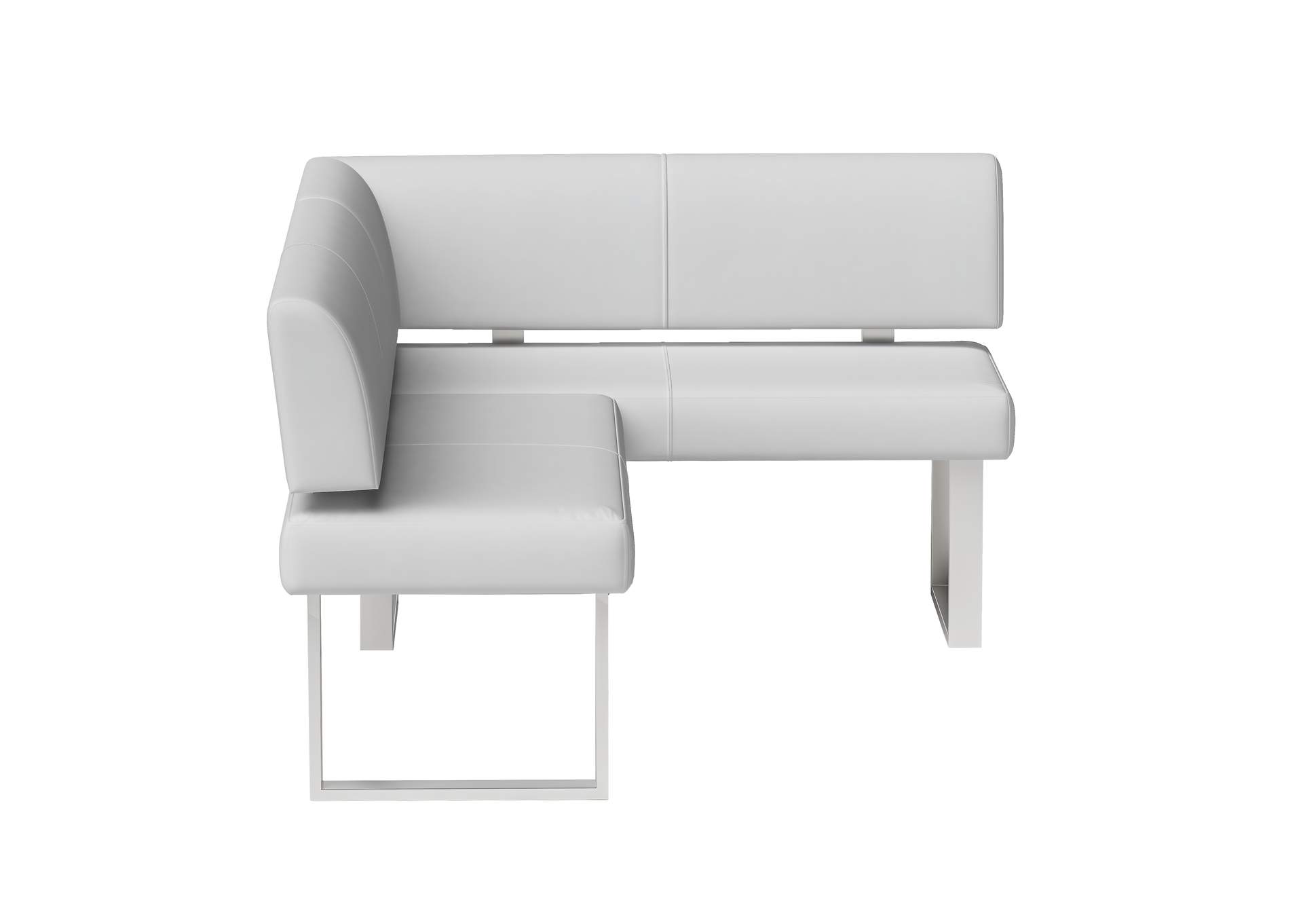 Contemporary Dining Set With Wooden Dining Table & Upholstered Nook image 7