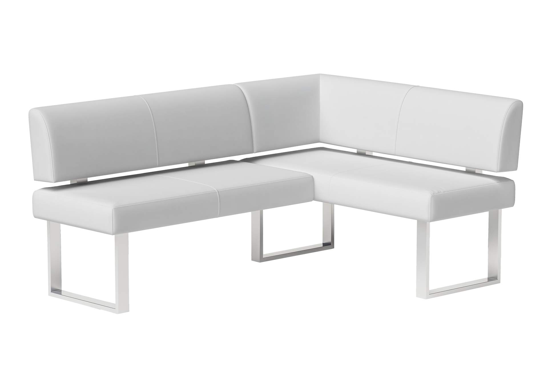 Contemporary Dining Set With Wooden Dining Table & Upholstered Nook image 4