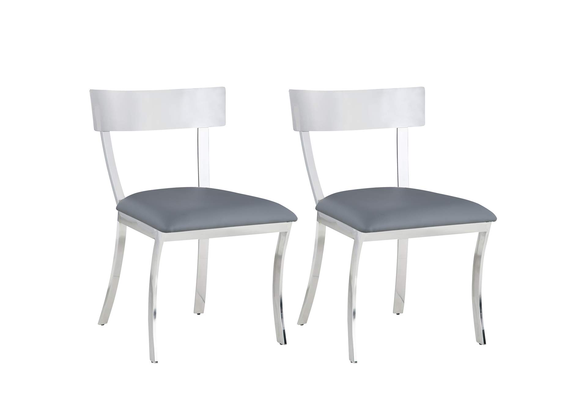 Contemporary Curved-Back Side Chair image 7