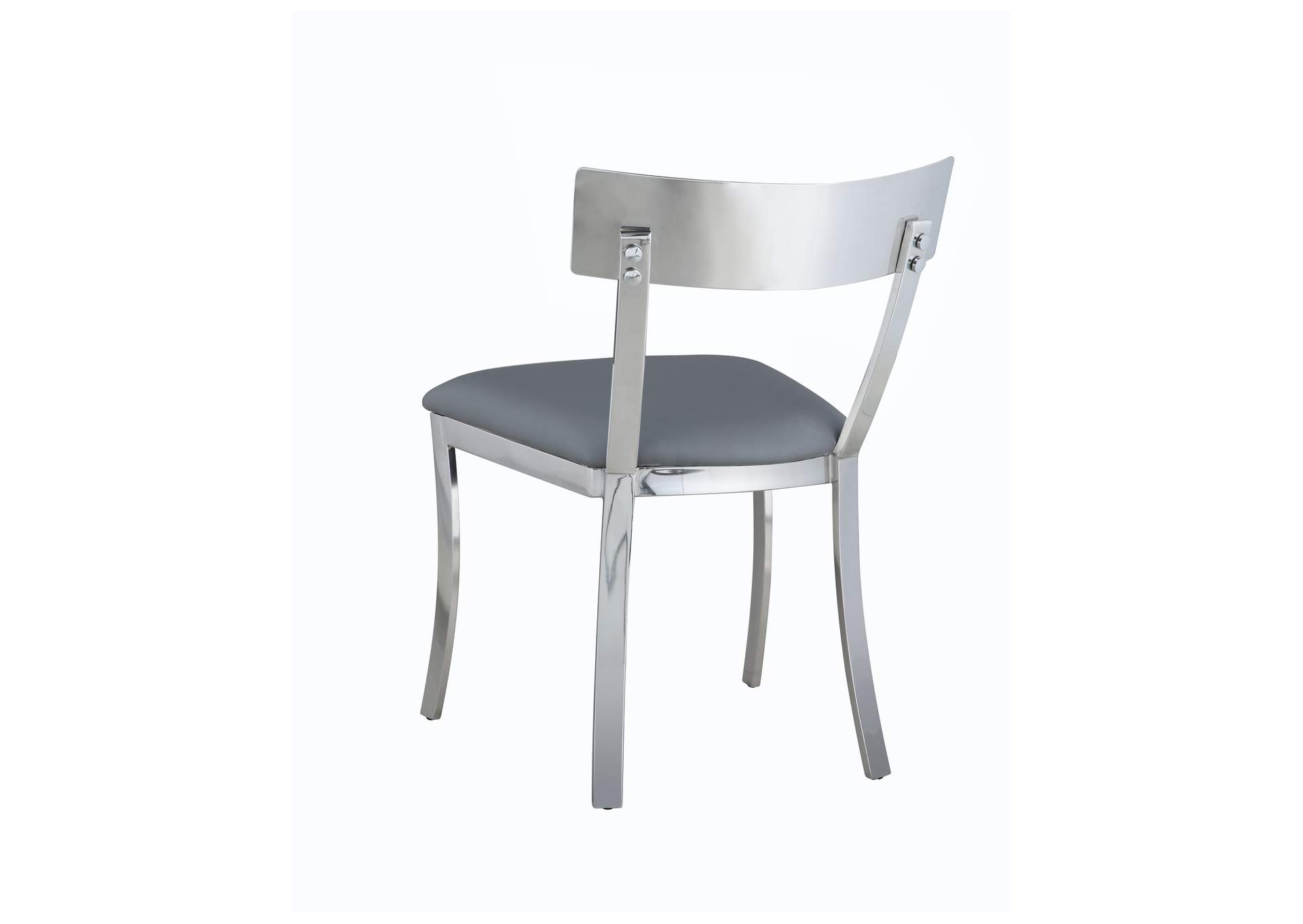 Contemporary Curved-Back Side Chair image 3