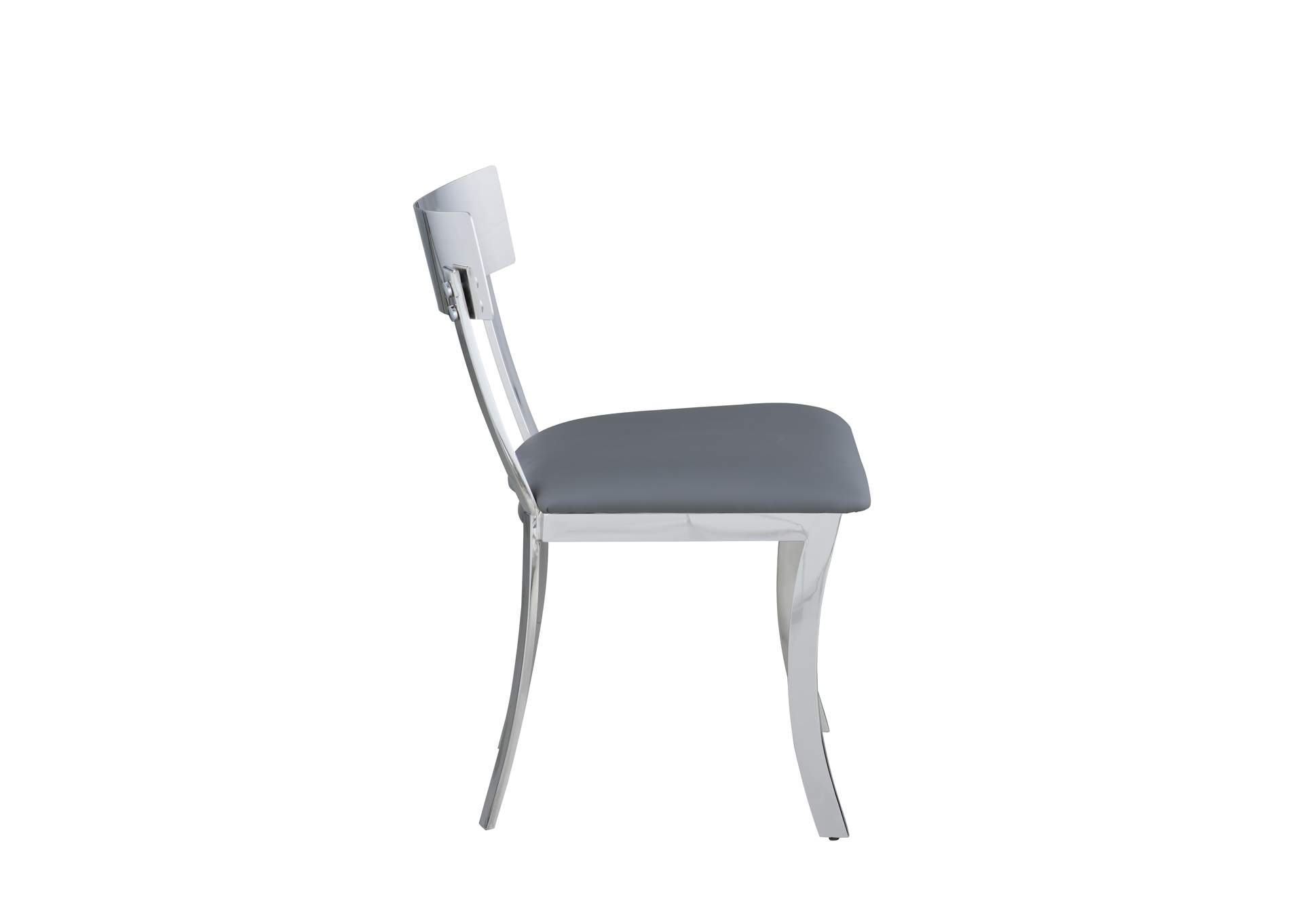 Contemporary Curved-Back Side Chair image 5