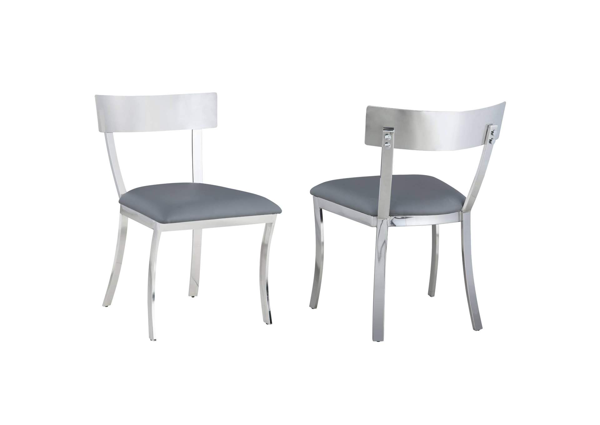 Contemporary Curved-Back Side Chair image 8
