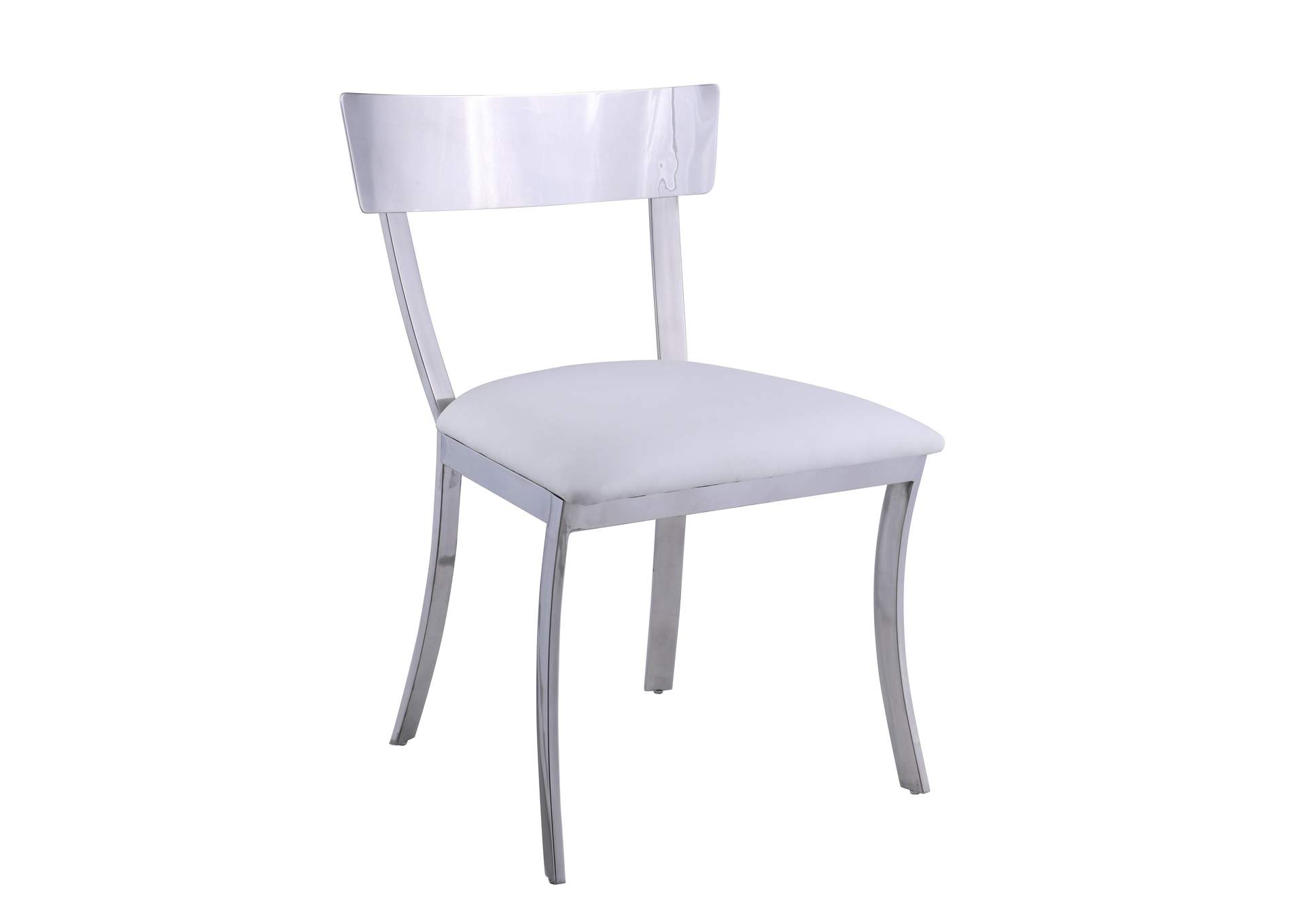 Contemporary Curved-Back Side Chair image 3