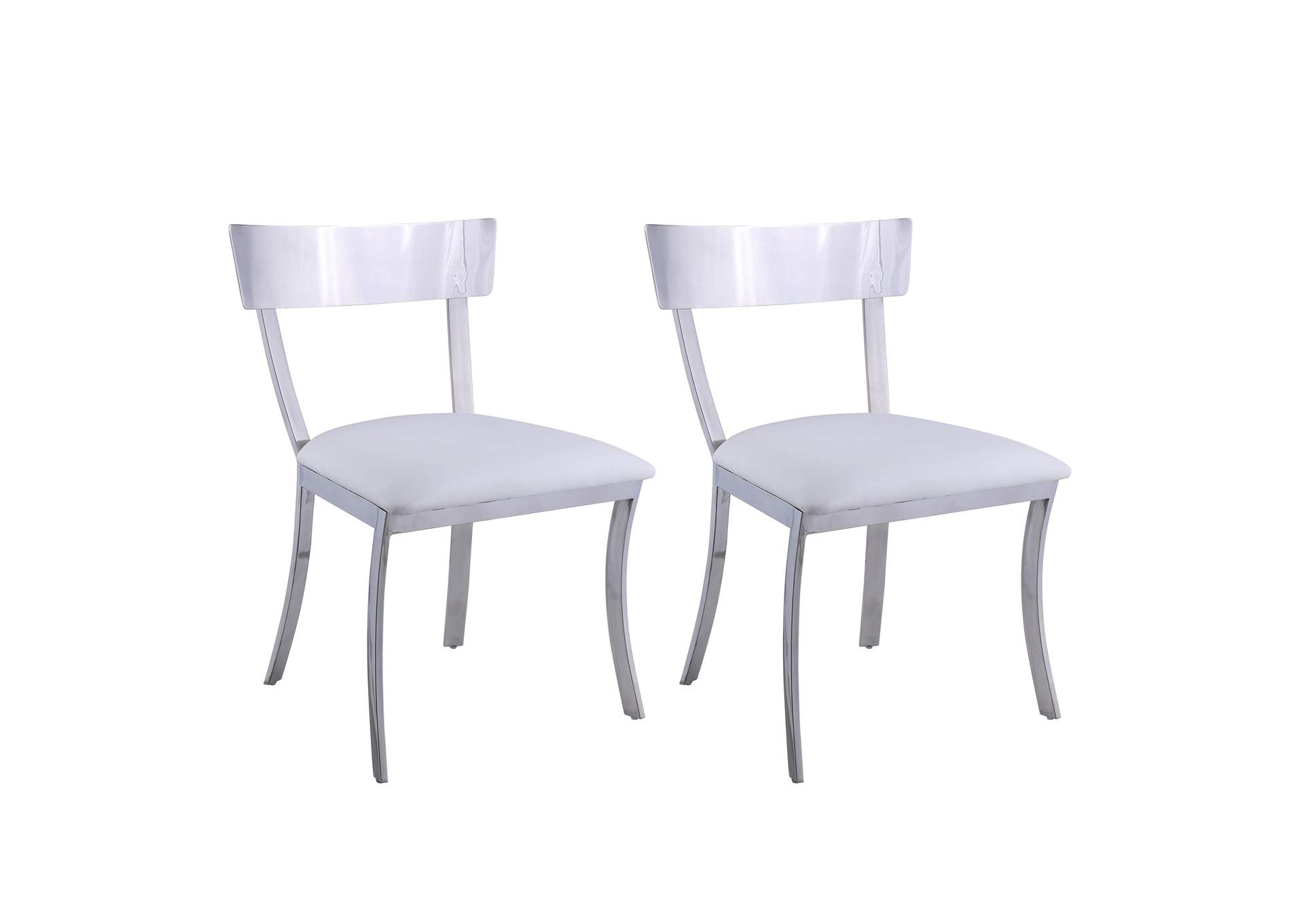 Contemporary Dining Set With Glass Table & Upholstered Chairs image 11