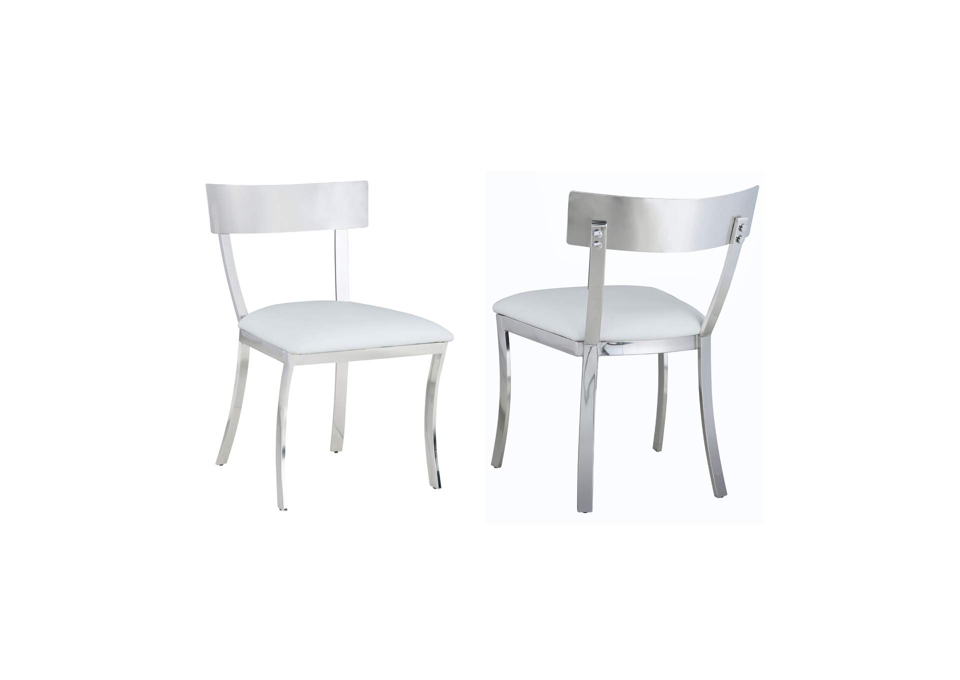 Contemporary Curved-Back Side Chair image 10