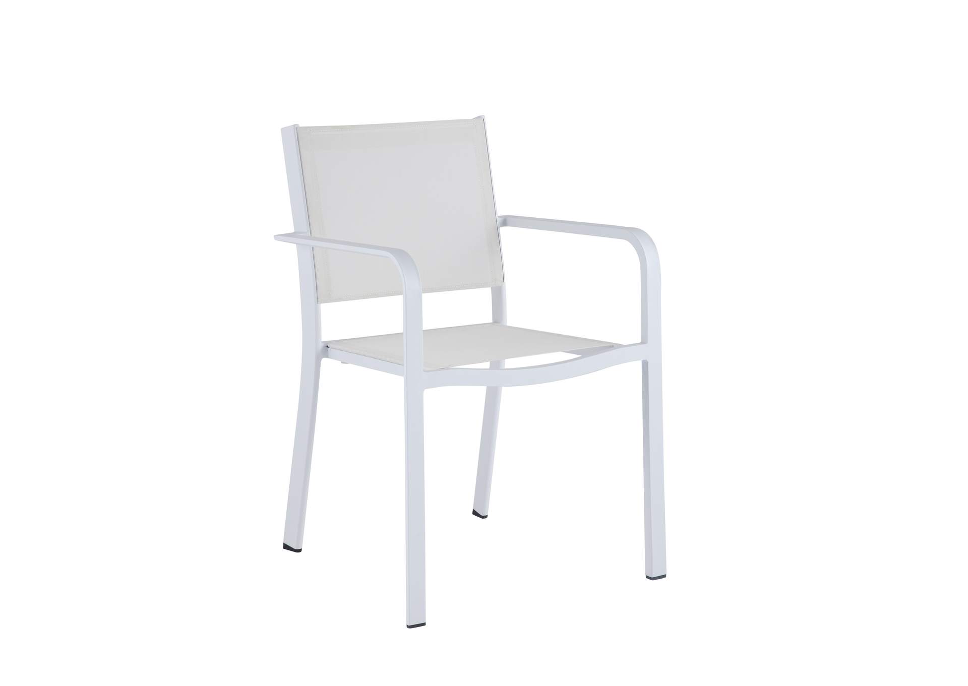 Contemporary Low Back Outdoor Chair With Sling Seat image 3