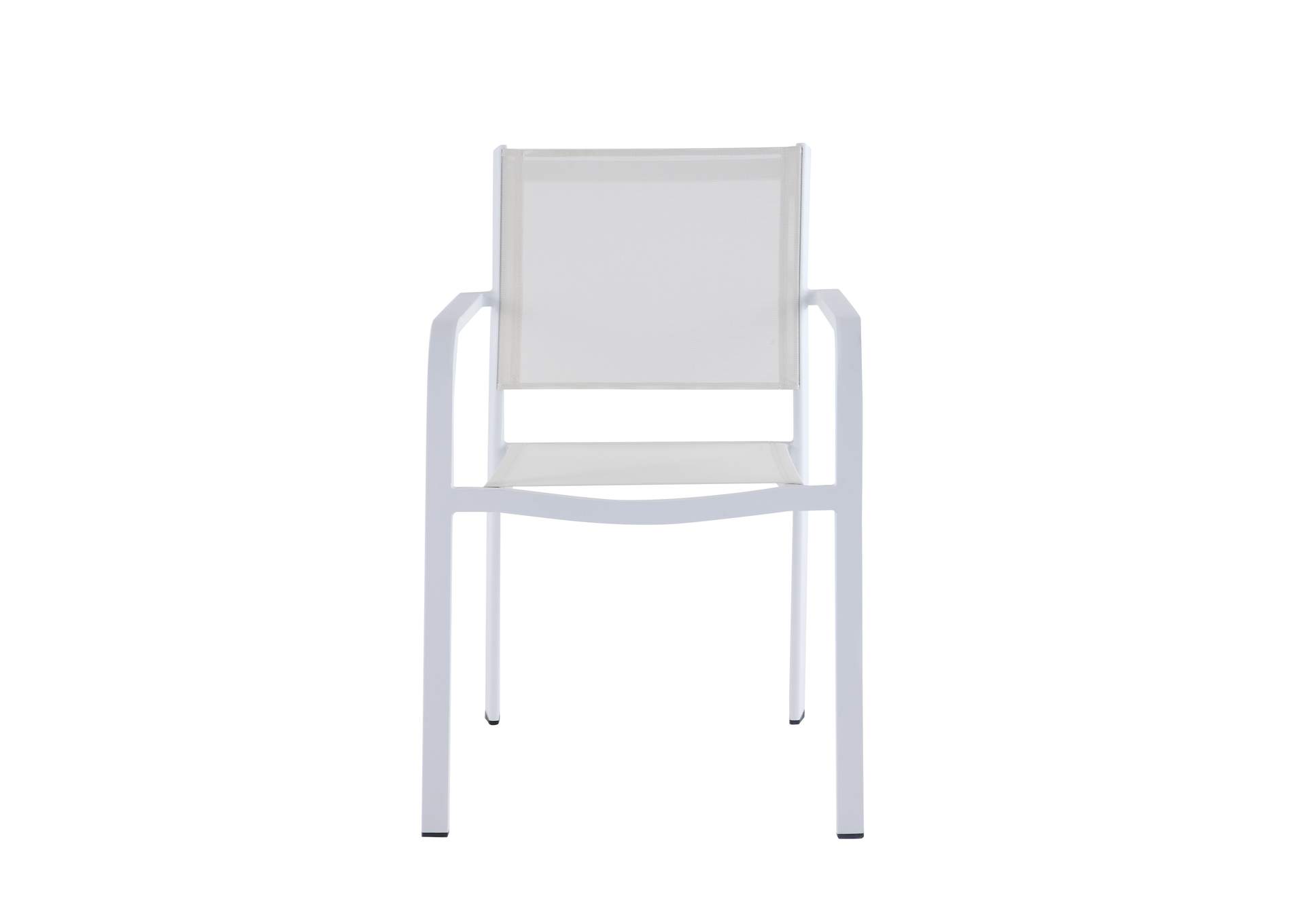 Contemporary Low Back Outdoor Chair With Sling Seat image 5