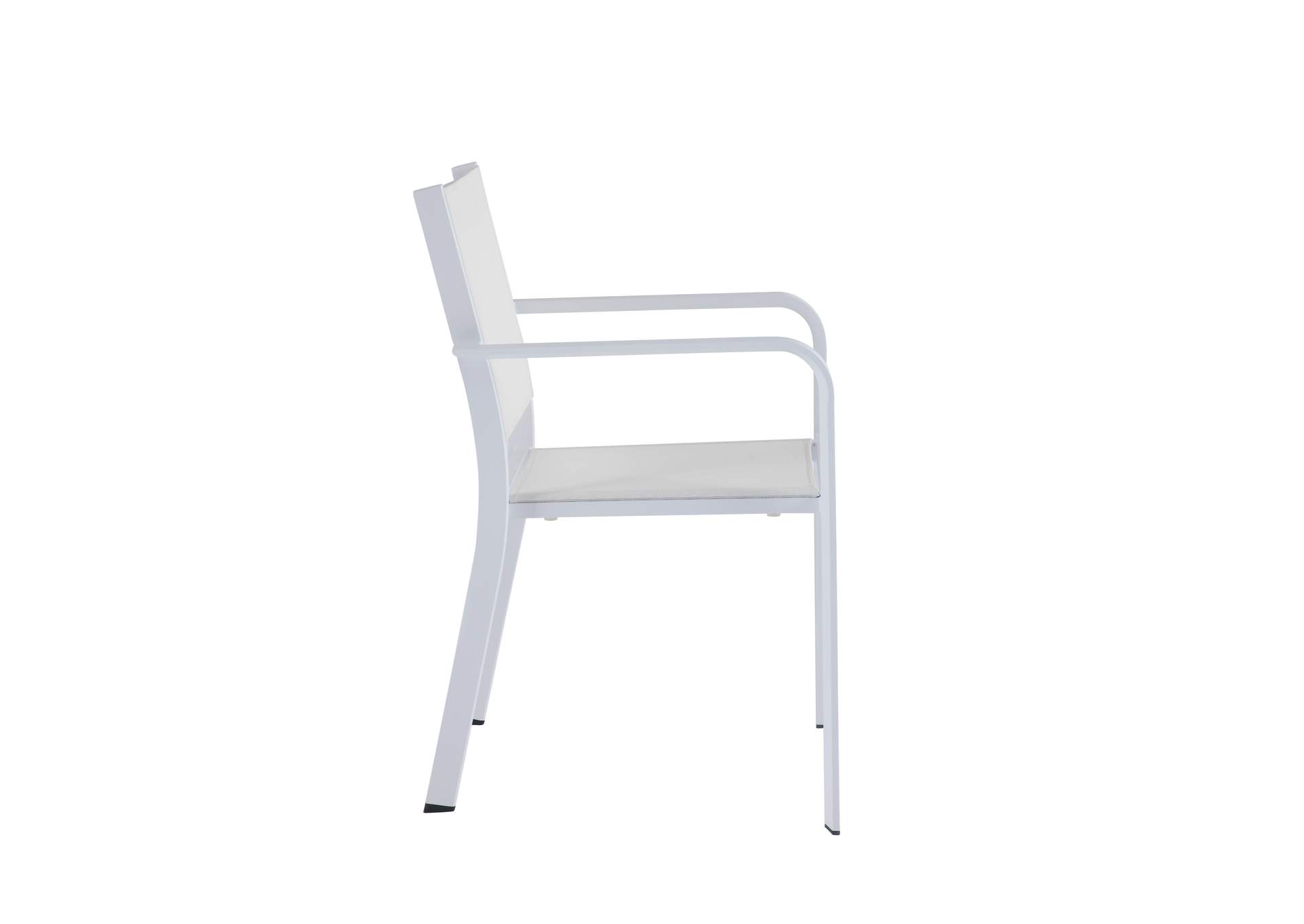 Contemporary Low Back Outdoor Chair With Sling Seat image 7