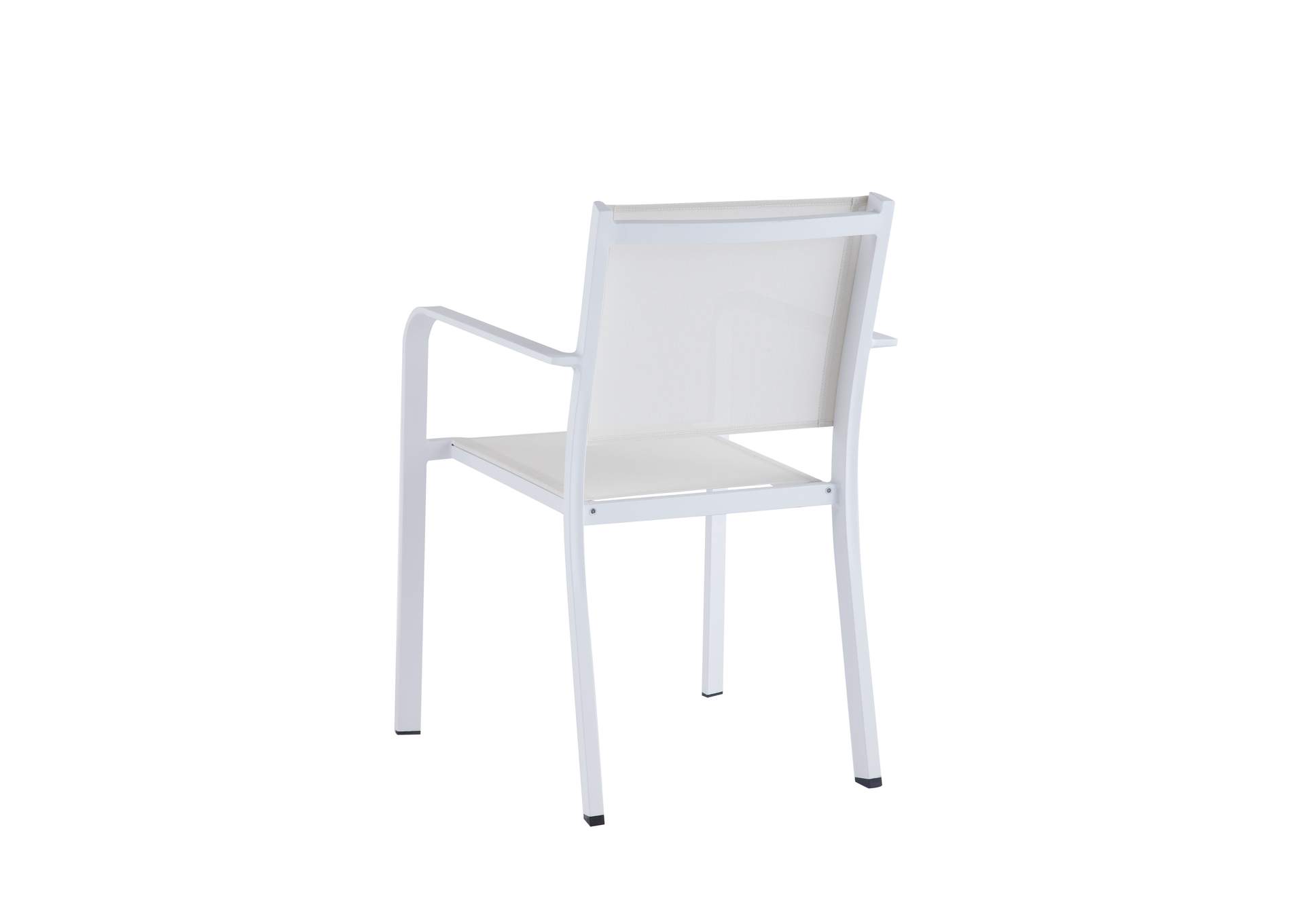Contemporary Low Back Outdoor Chair With Sling Seat image 4