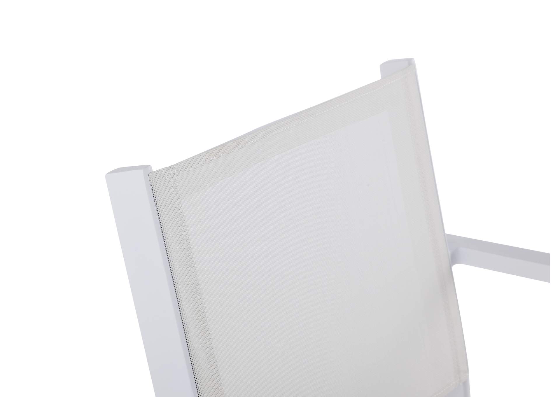 Contemporary Low Back Outdoor Chair With Sling Seat image 8