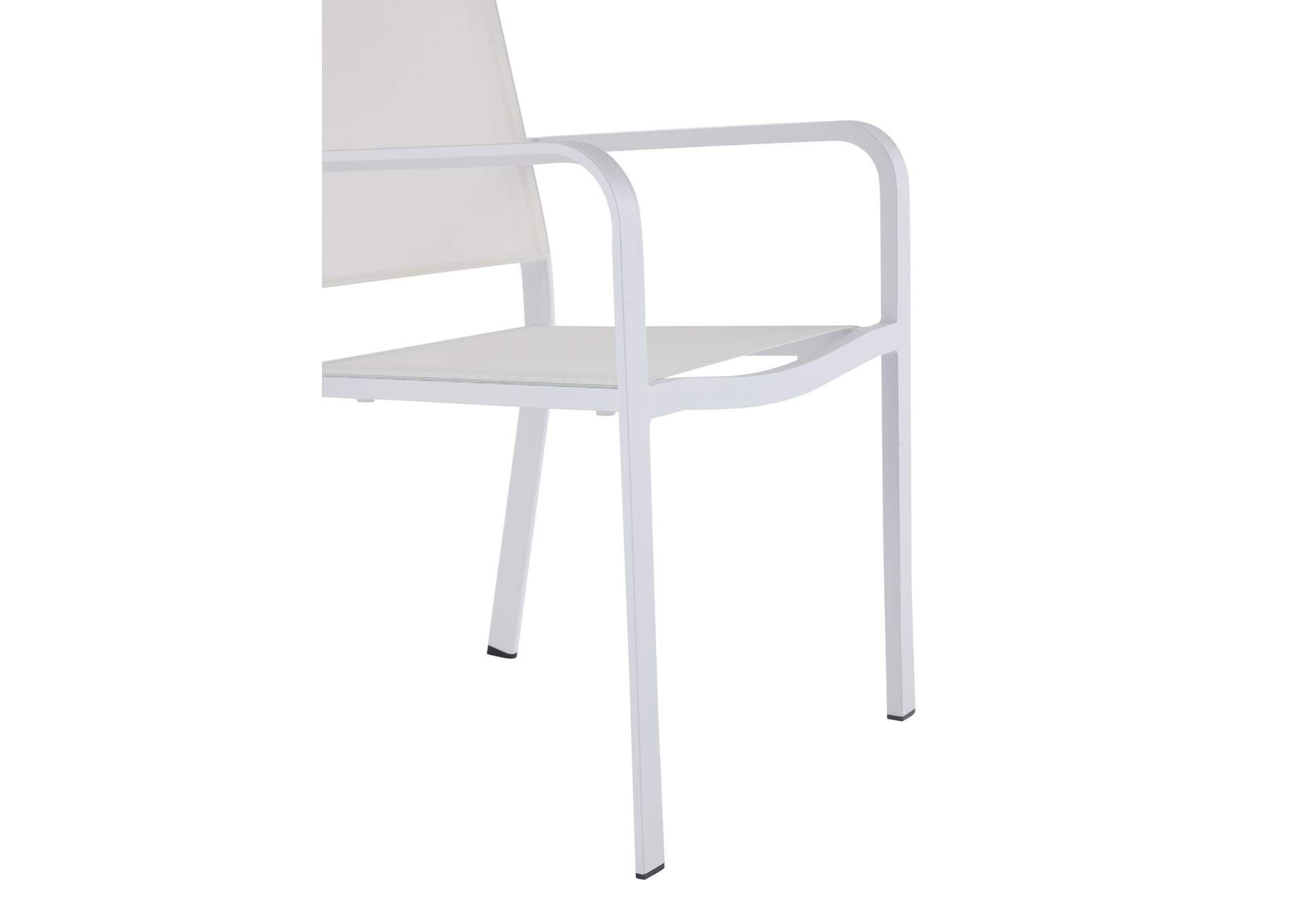 Contemporary Low Back Outdoor Chair With Sling Seat image 9