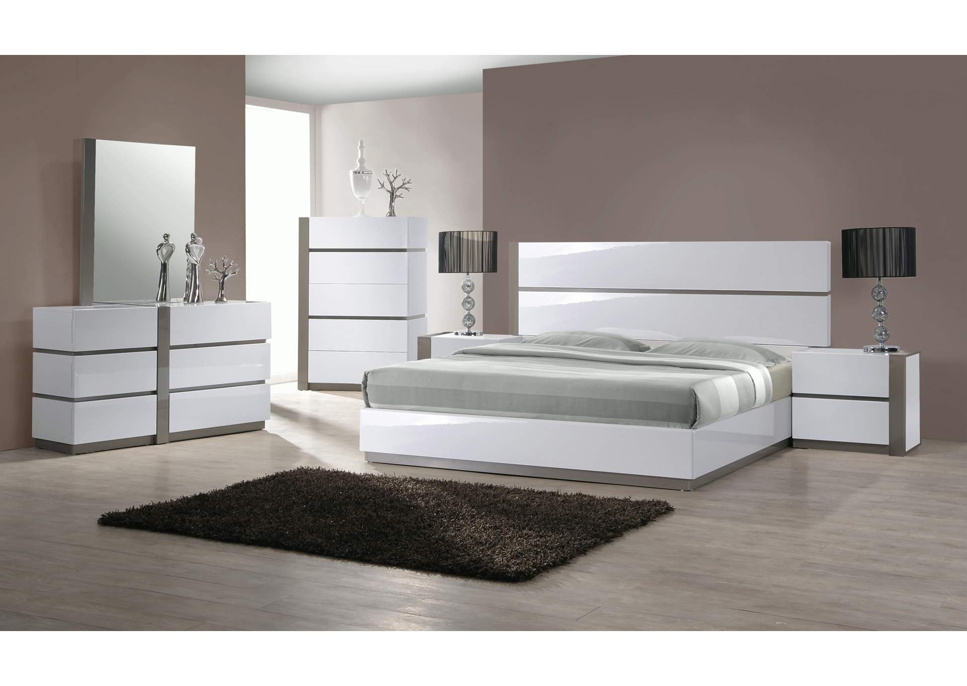 Modern 6- Drawer Dresser image 1
