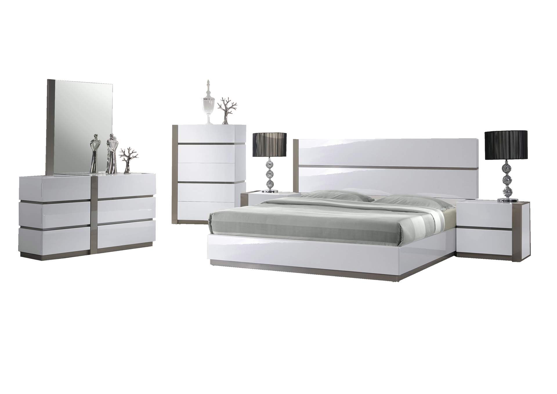 Modern 4-Piece Queen-Size Bedroom Set image 3