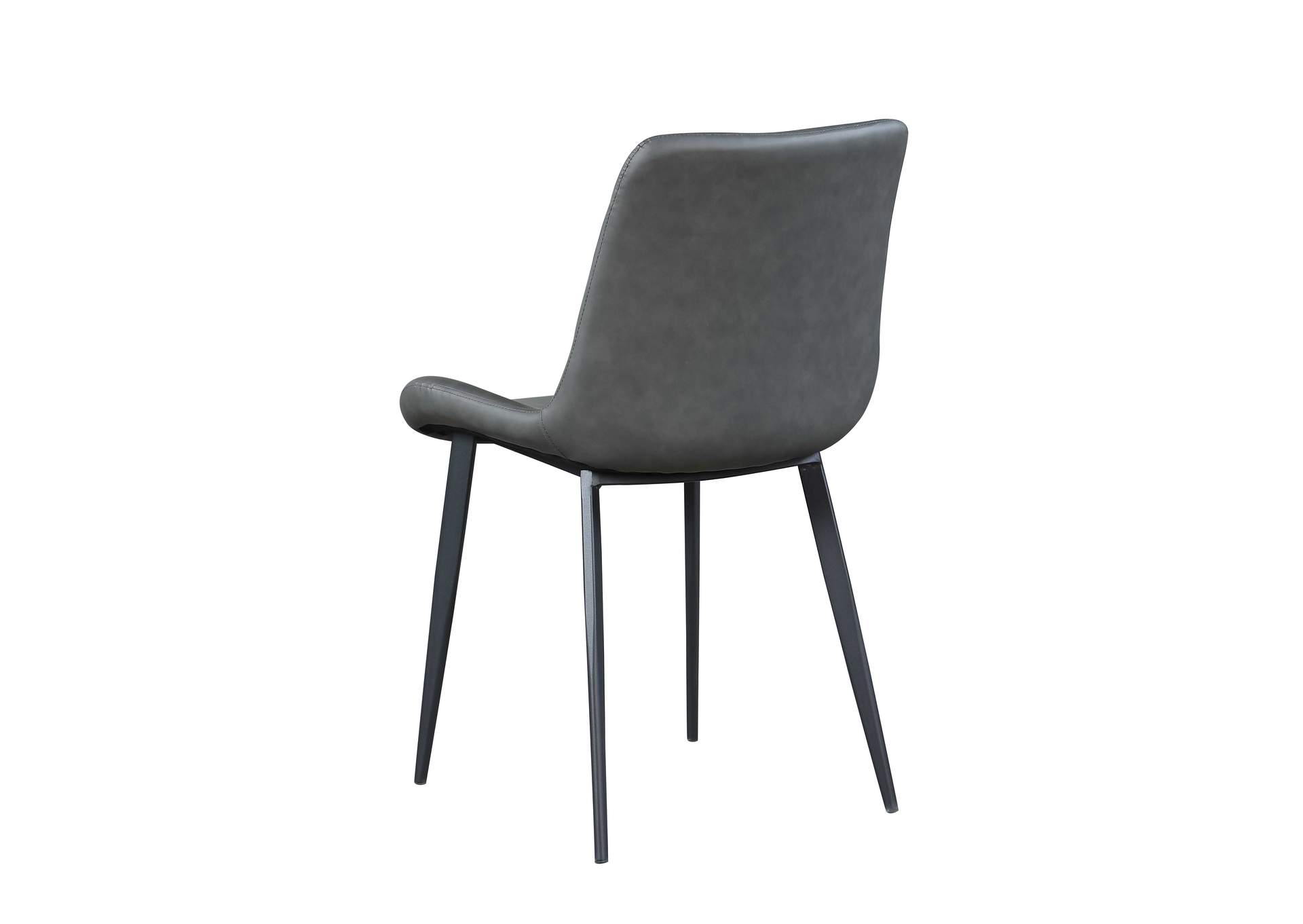 Contemporary Curved Side Chair With Steel Legs image 7