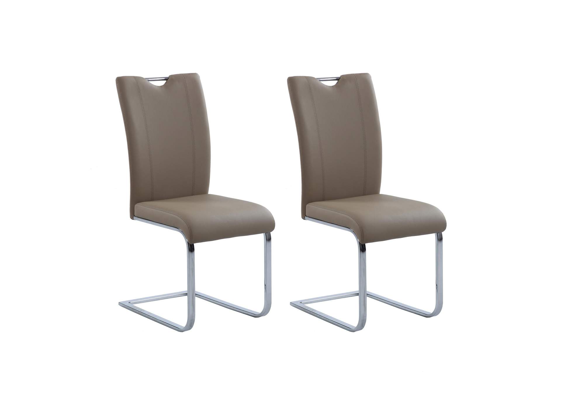 Contemporary Handle-Back Cantilever Side Chair image 3