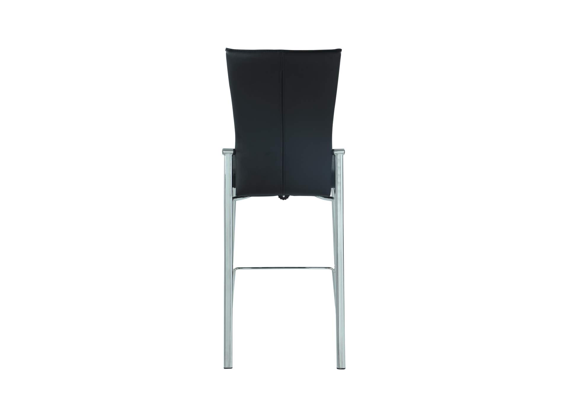 Contemporary Motion Back Counter Stool With Chrome Frame image 5