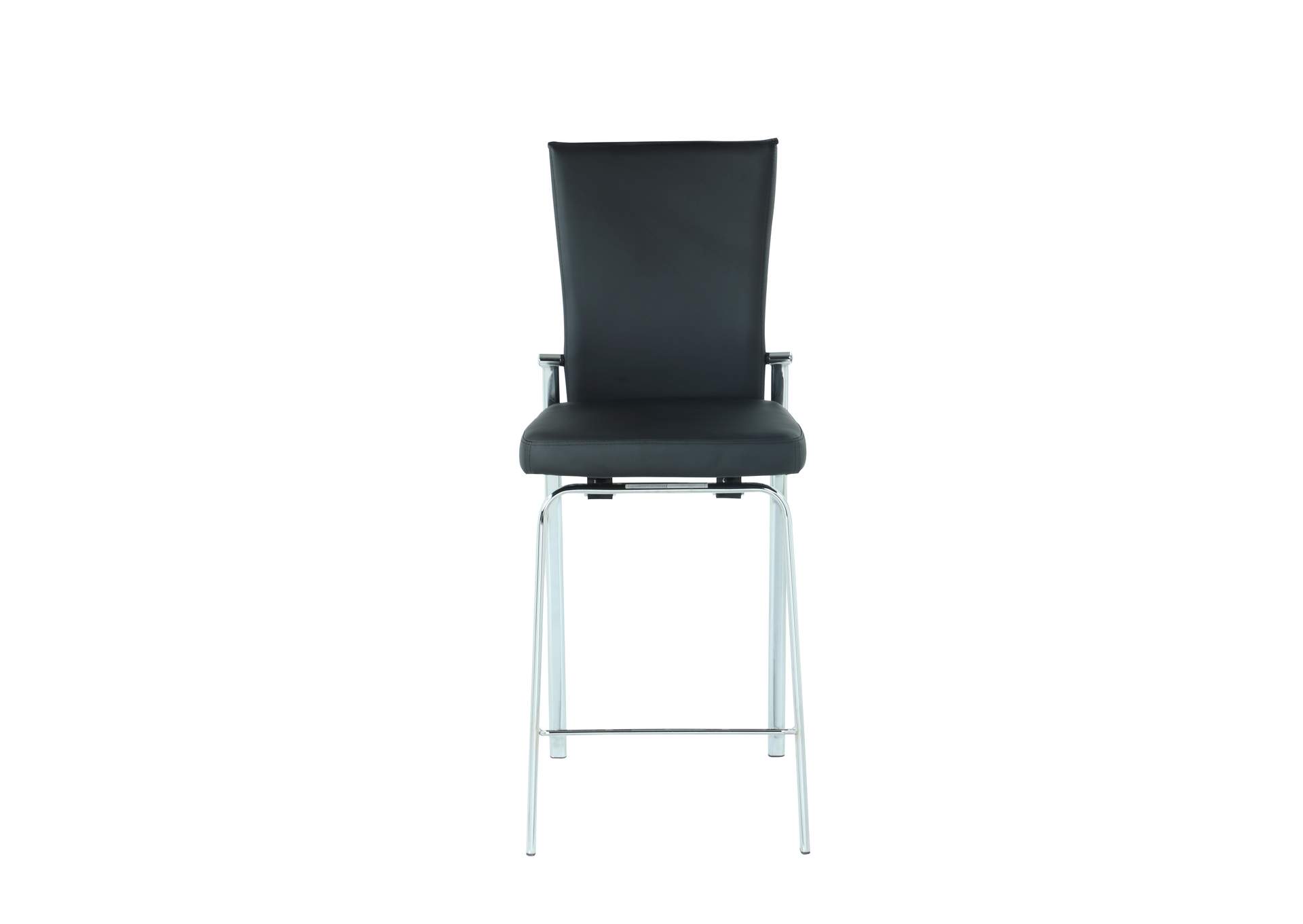 Contemporary Motion Back Counter Stool With Chrome Frame image 7