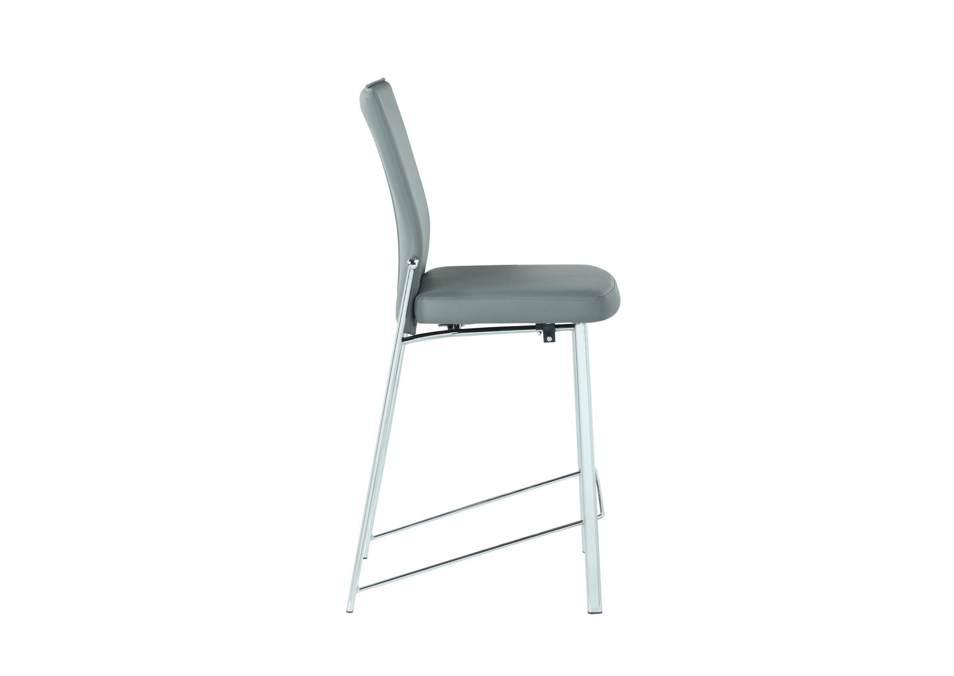 Contemporary Motion Back Bar Stool With Chrome Frame image 8