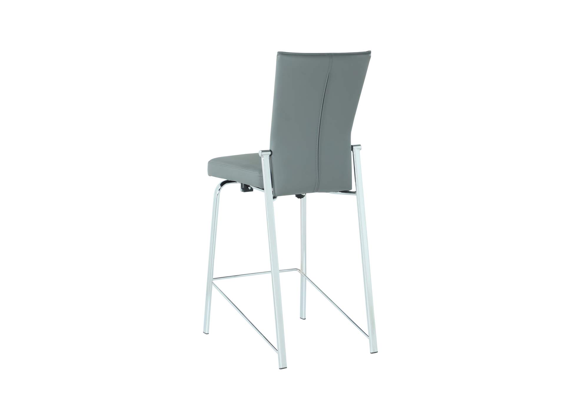 Contemporary Motion Back Bar Stool With Chrome Frame image 4