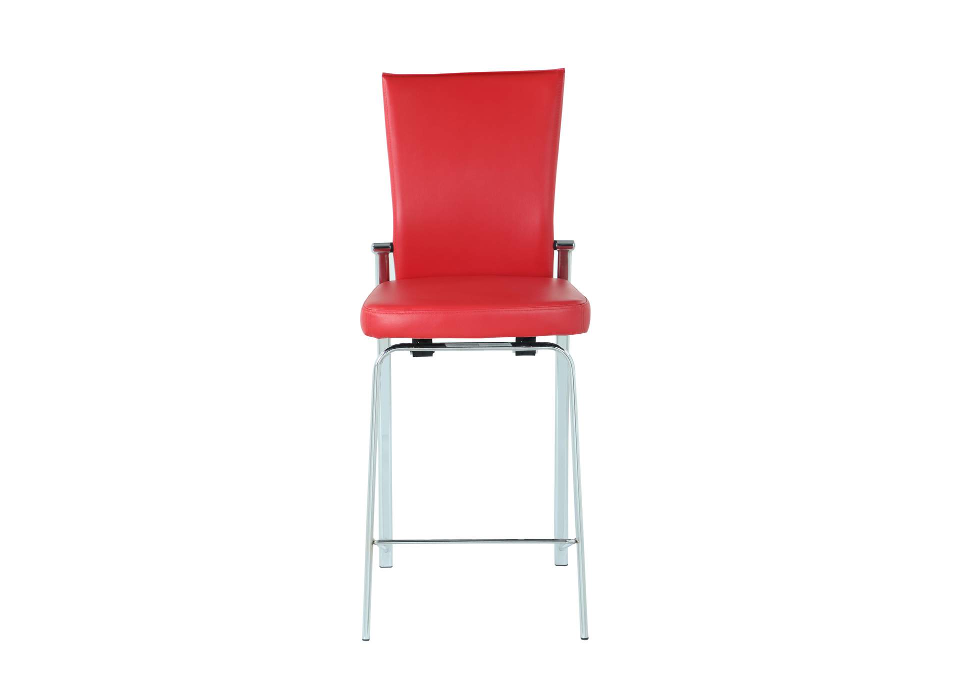 Contemporary Motion Back Counter Stool With Chrome Frame image 8