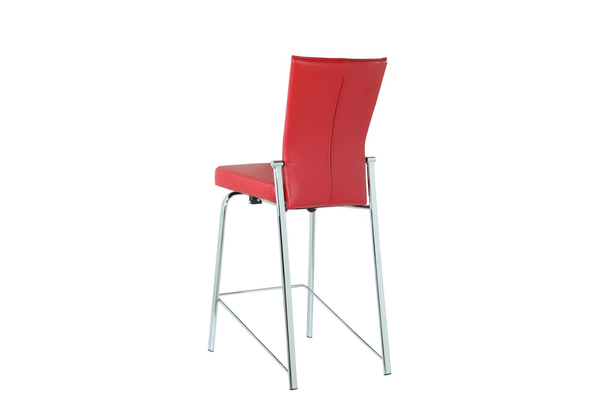 Contemporary Motion Back Counter Stool With Chrome Frame image 6