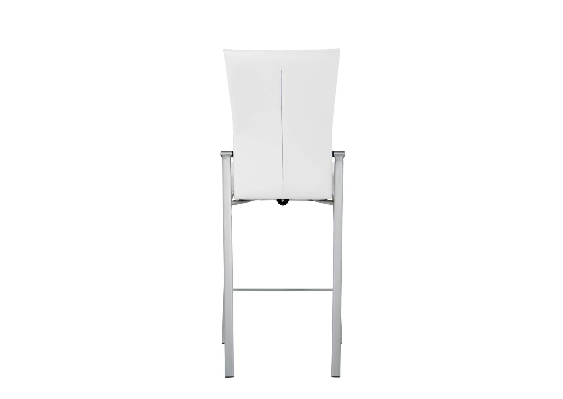 Contemporary Motion Back Counter Stool With Brushed Steel Frame image 7