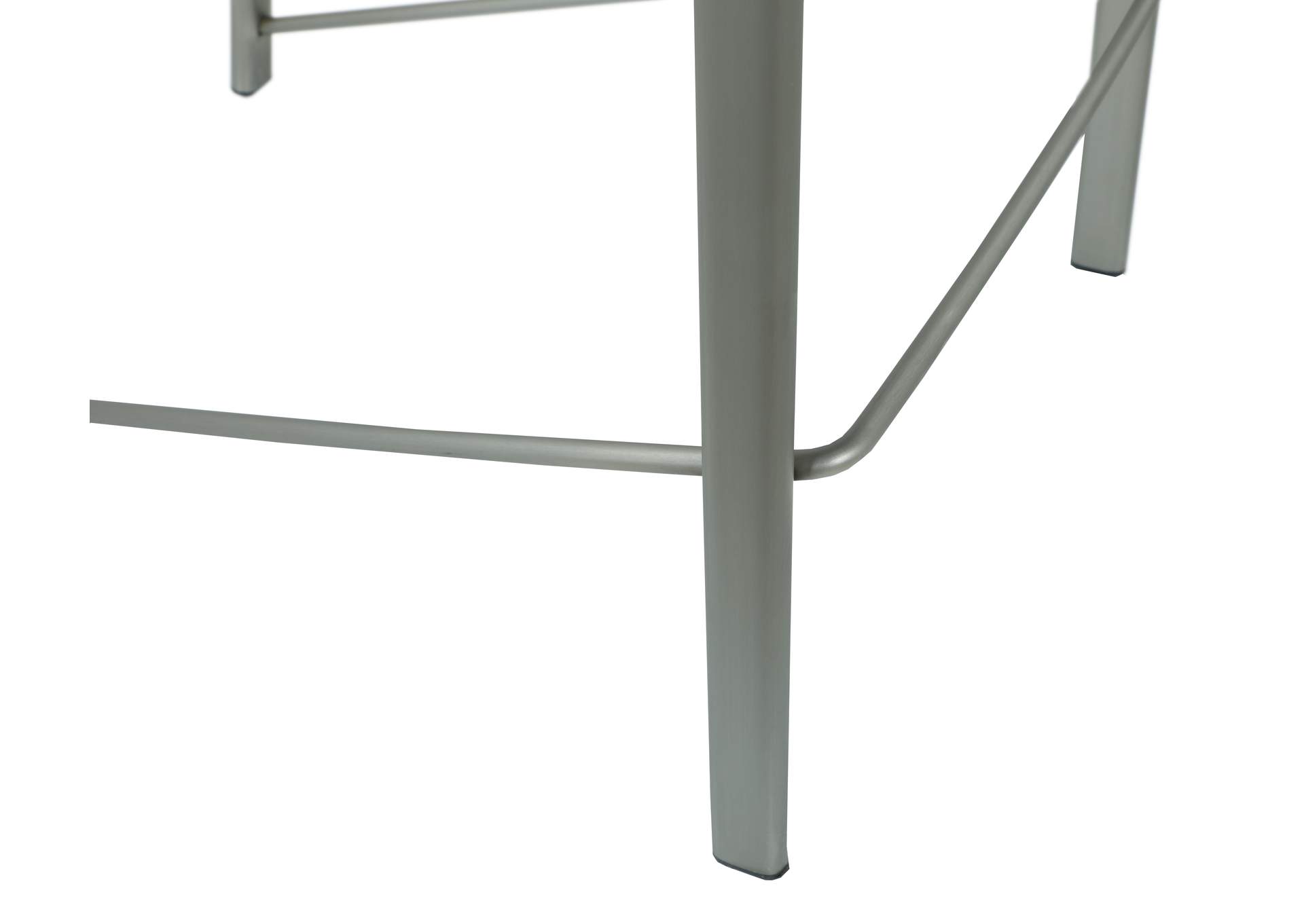 Contemporary Motion Back Counter Stool With Brushed Steel Frame image 8