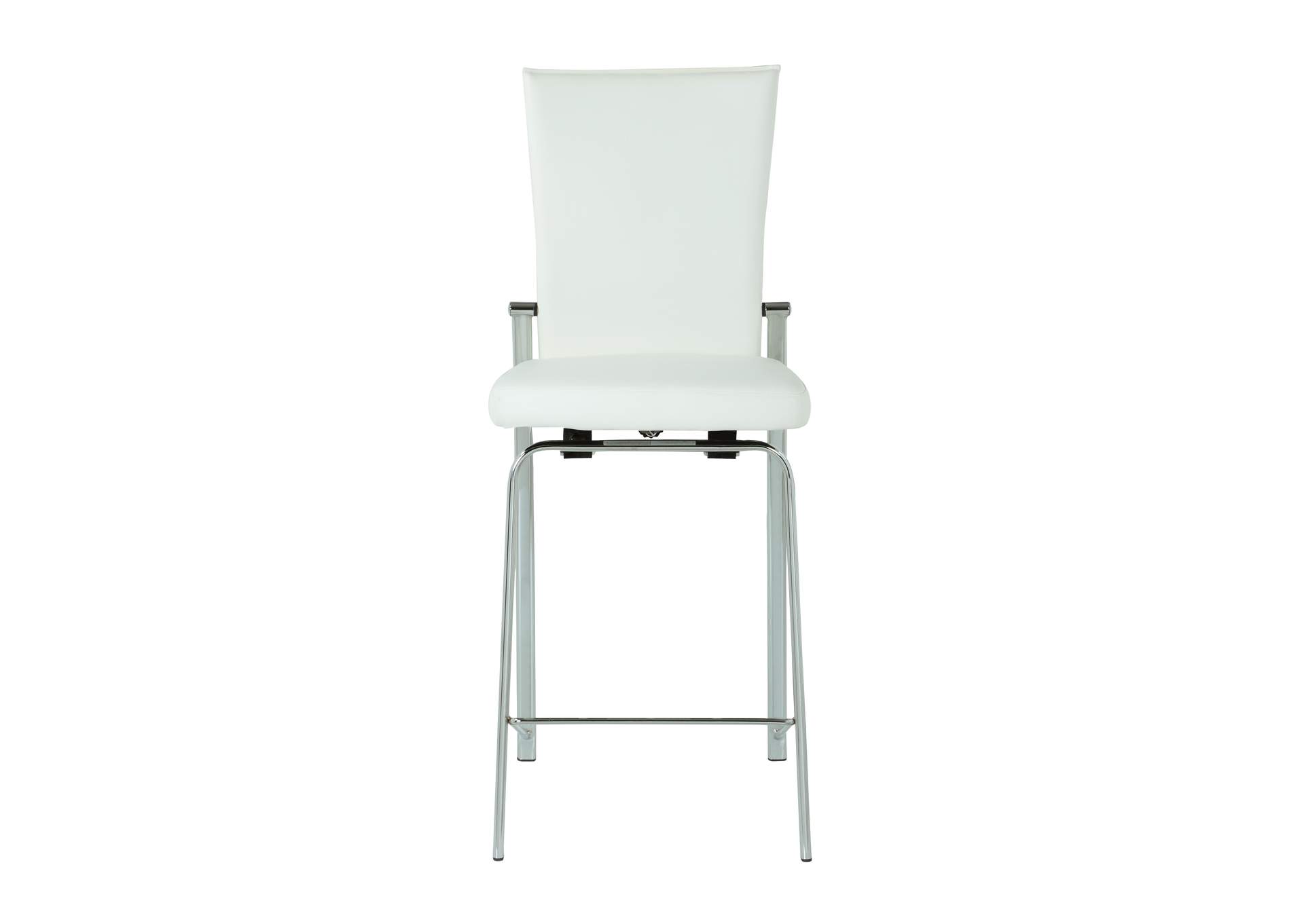 Contemporary Motion Back Bar Stool With Chrome Frame image 7