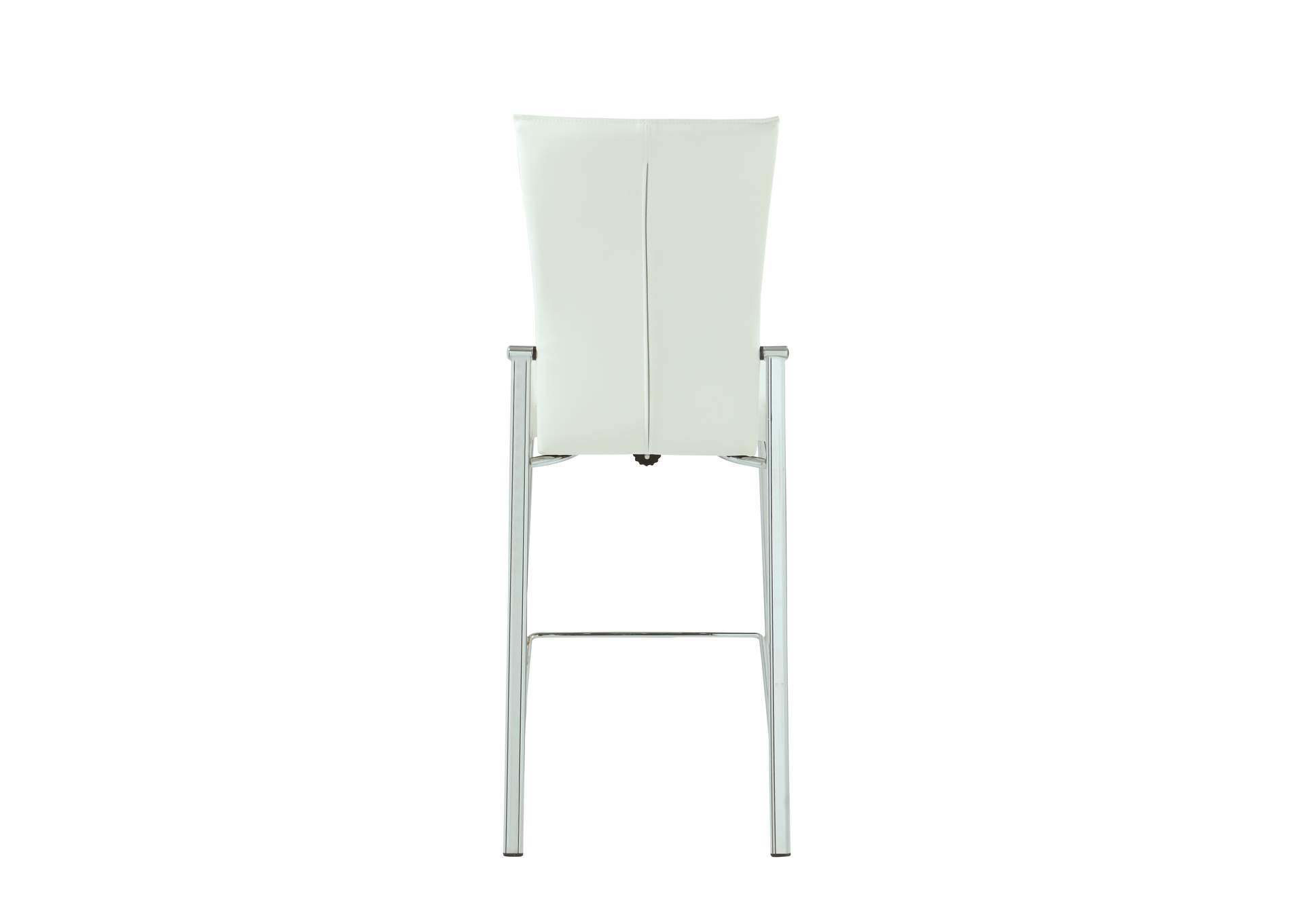Contemporary Motion Back Counter Stool With Chrome Frame image 5