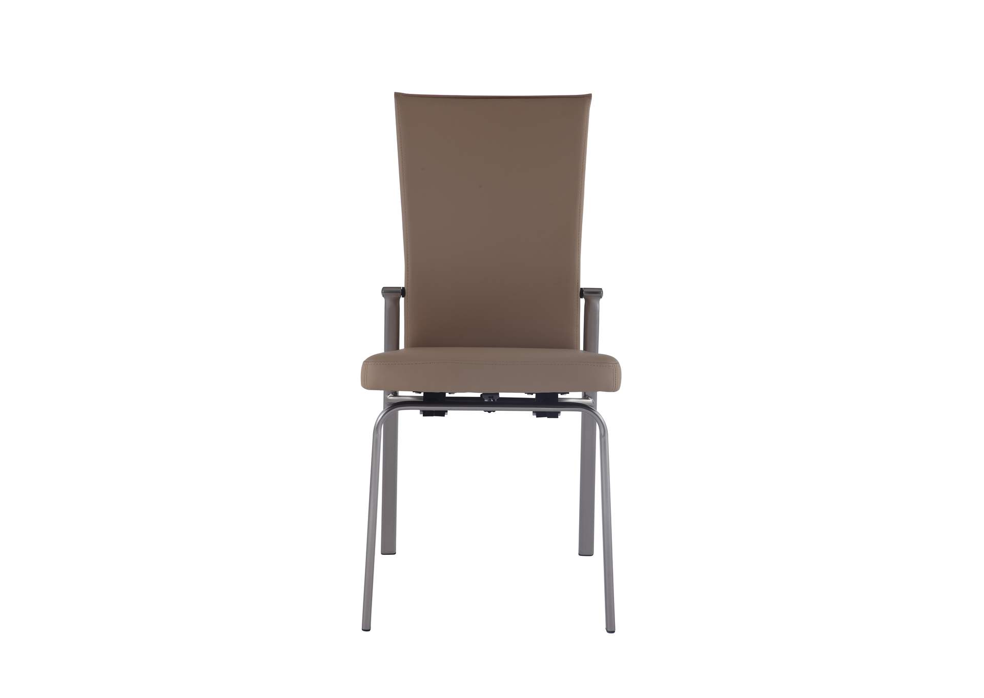 Contemporary Dining Set With Extendable Ceramic Top Table & Motion-Back Chairs image 9