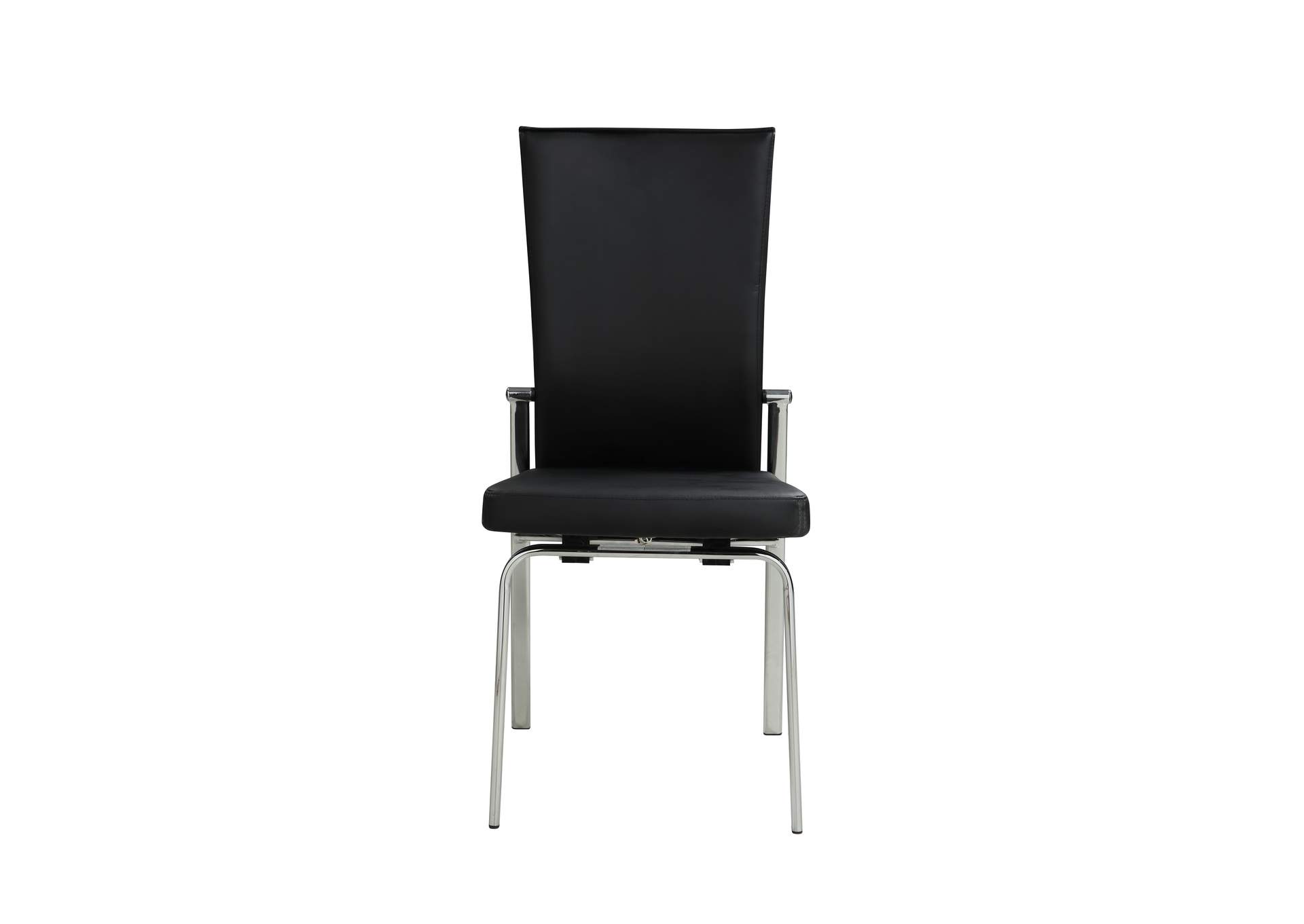 Contemporary Motion-Back Side Chair With Chrome Frame image 5