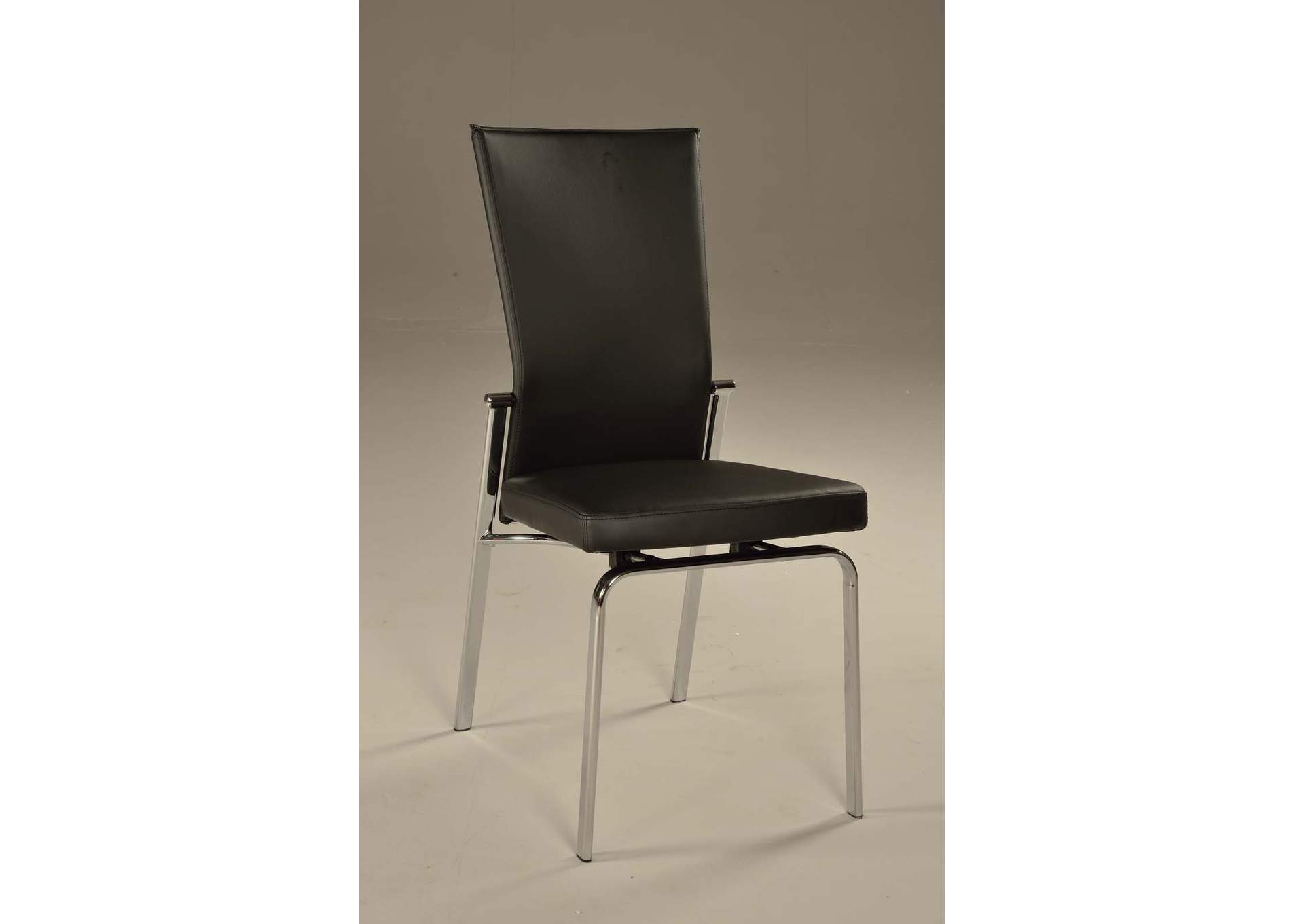 Contemporary Motion-Back Side Chair With Chrome Frame image 7
