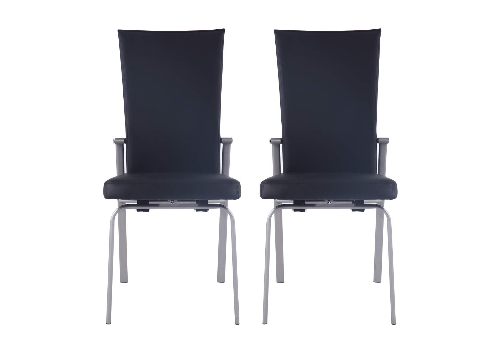 Contemporary Motion-Back Side Chair With Chrome Frame image 9