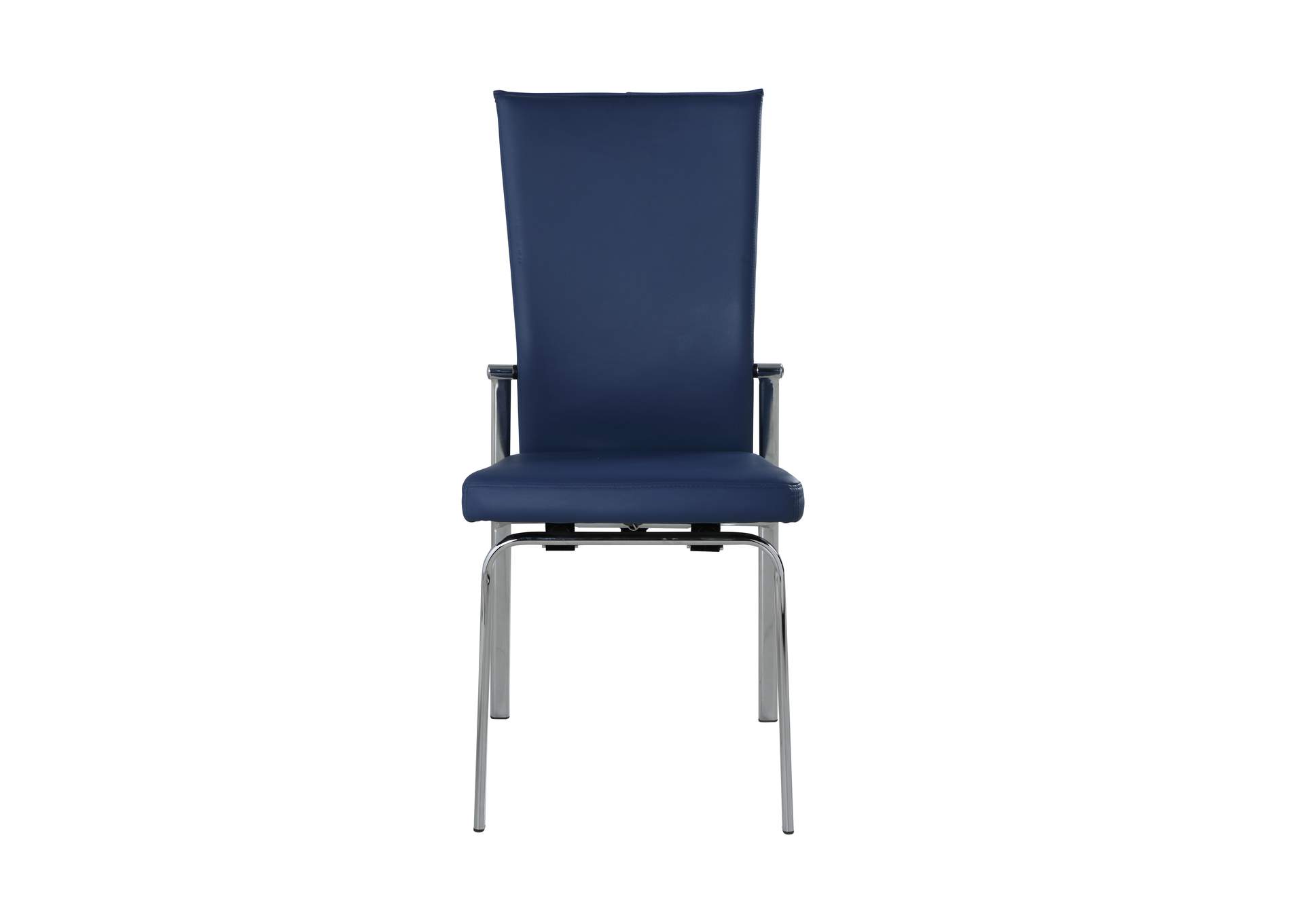 Contemporary Motion-Back Side Chair With Chrome Frame image 5