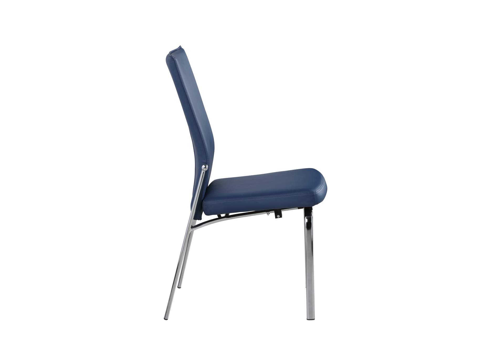 Contemporary Motion-Back Side Chair With Chrome Frame image 6