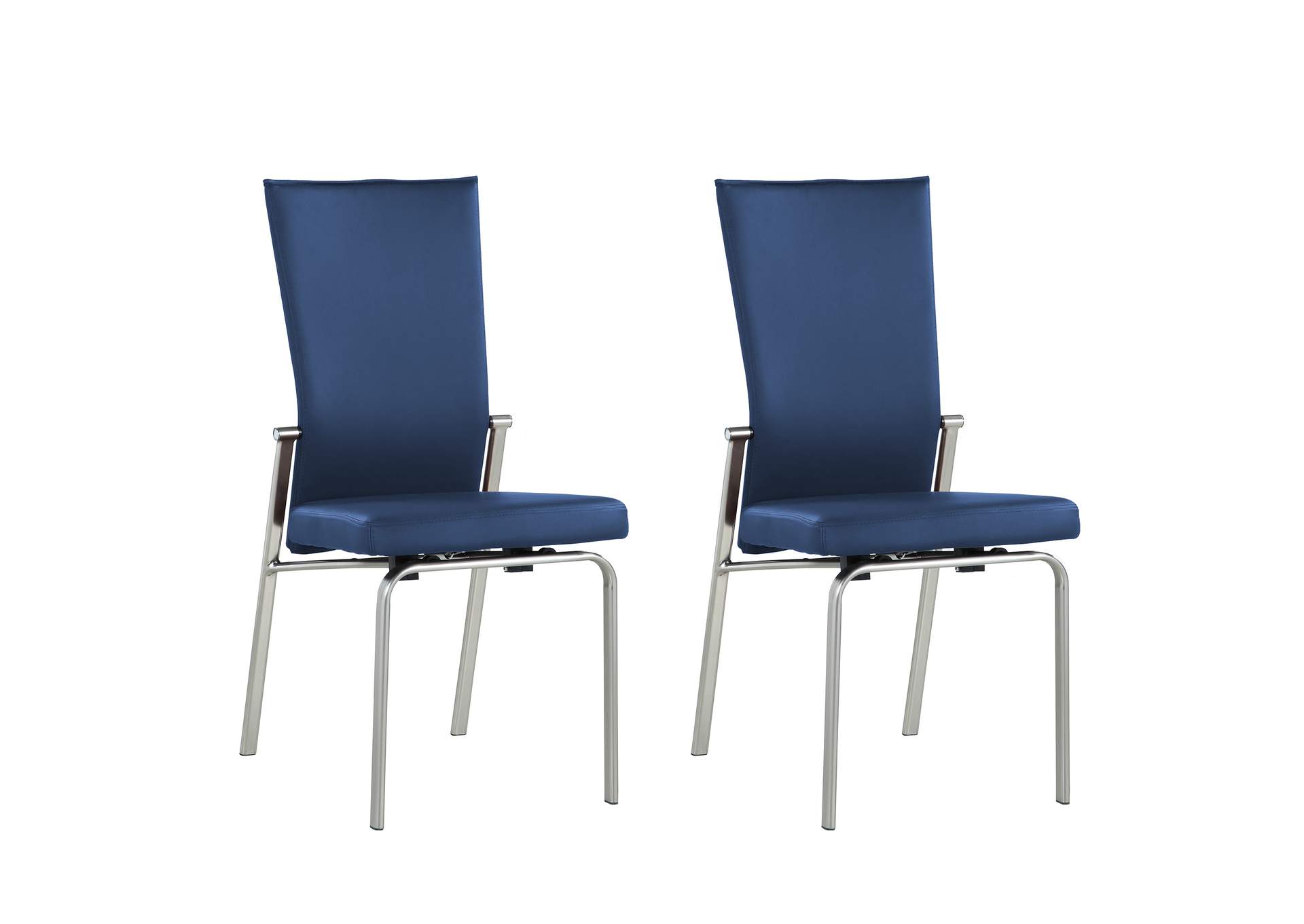 Contemporary Motion-Back Side Chair With Chrome Frame image 8