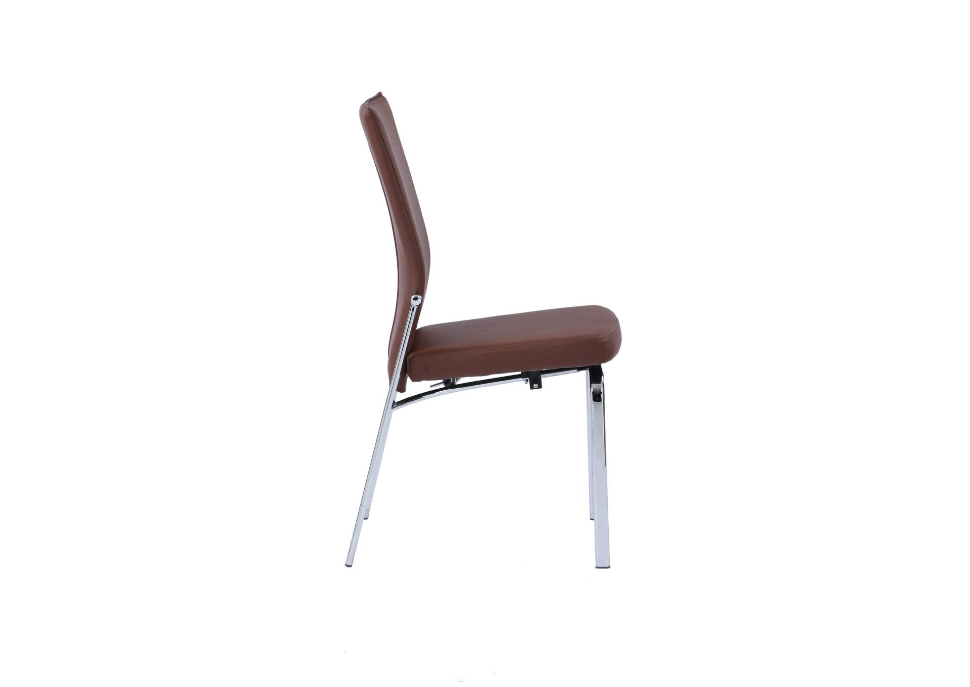Contemporary Motion-Back Side Chair With Chrome Frame image 6