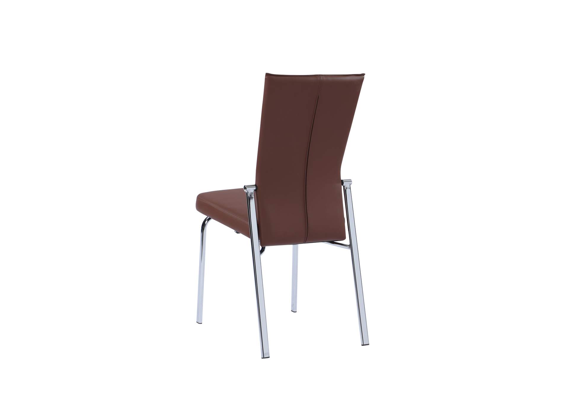Contemporary Motion-Back Side Chair With Chrome Frame image 4