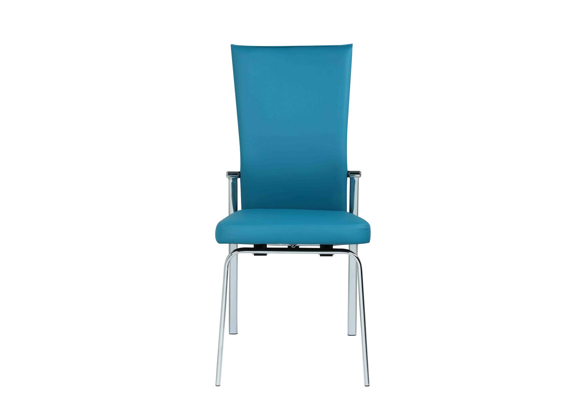 Contemporary Motion-Back Side Chair With Chrome Frame image 4