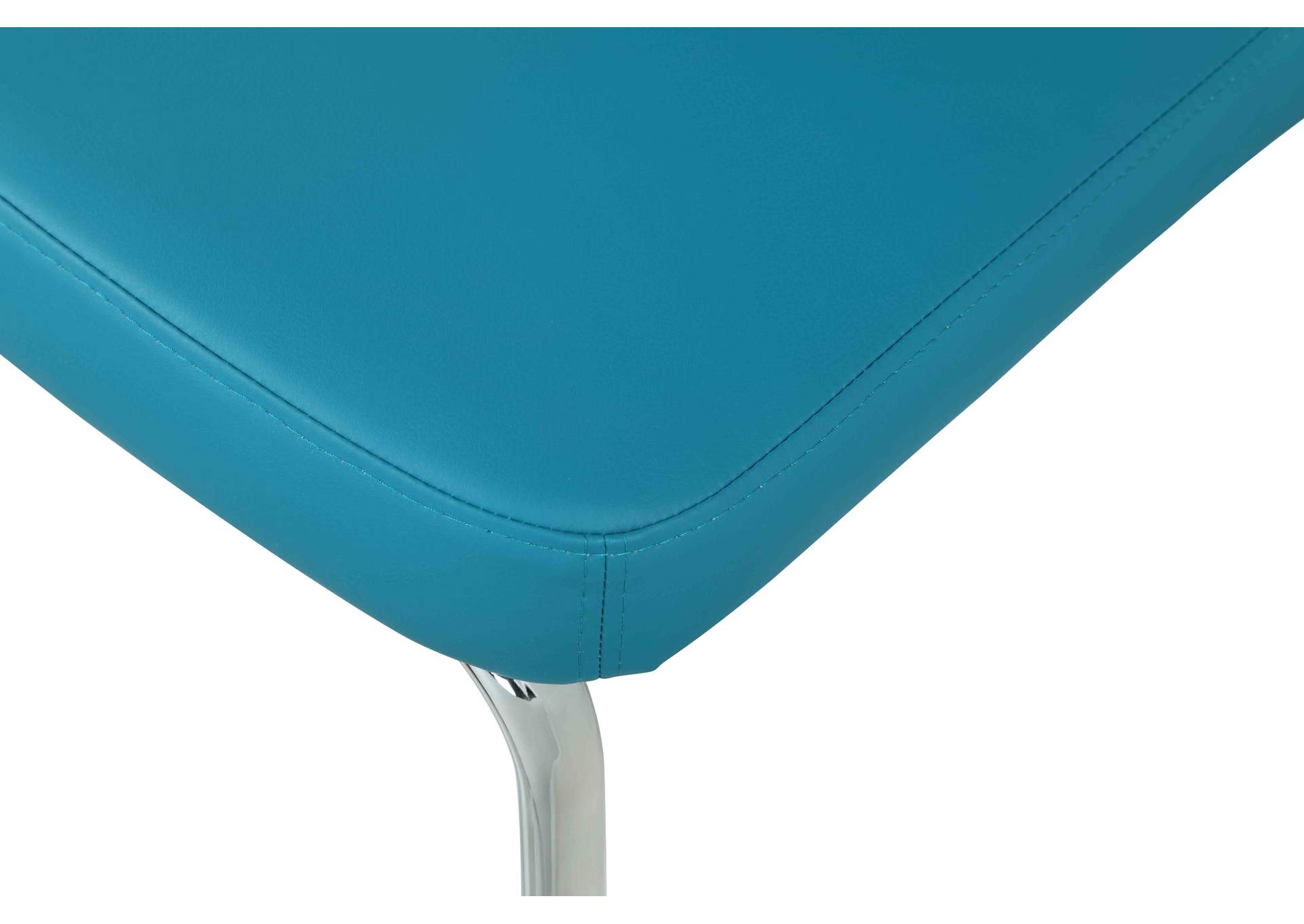 Contemporary Motion-Back Side Chair With Chrome Frame image 7