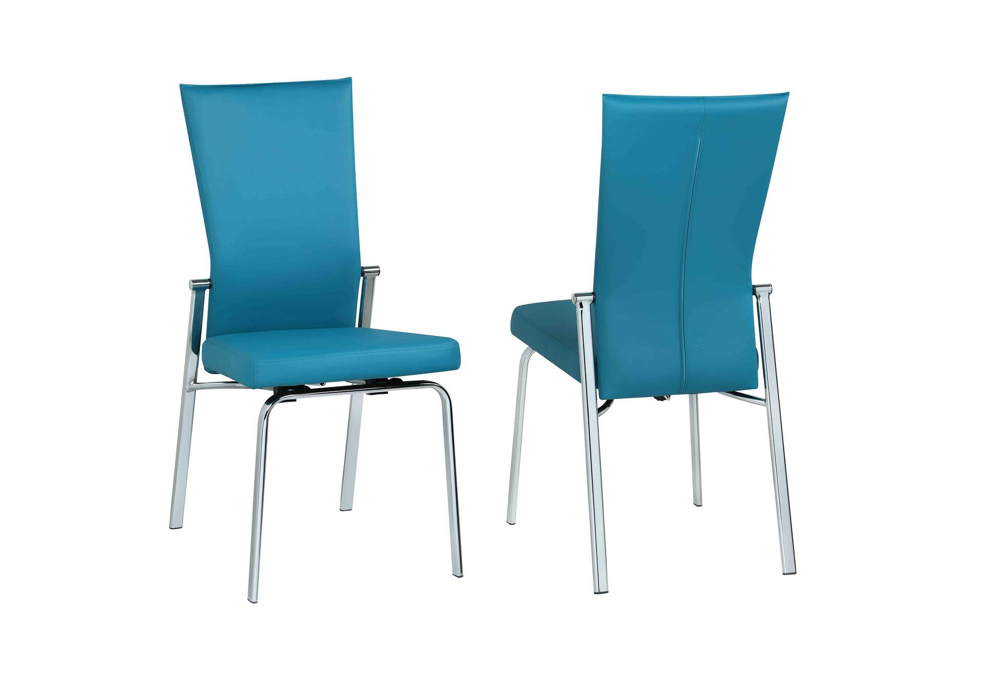 Contemporary Motion-Back Side Chair With Chrome Frame image 10