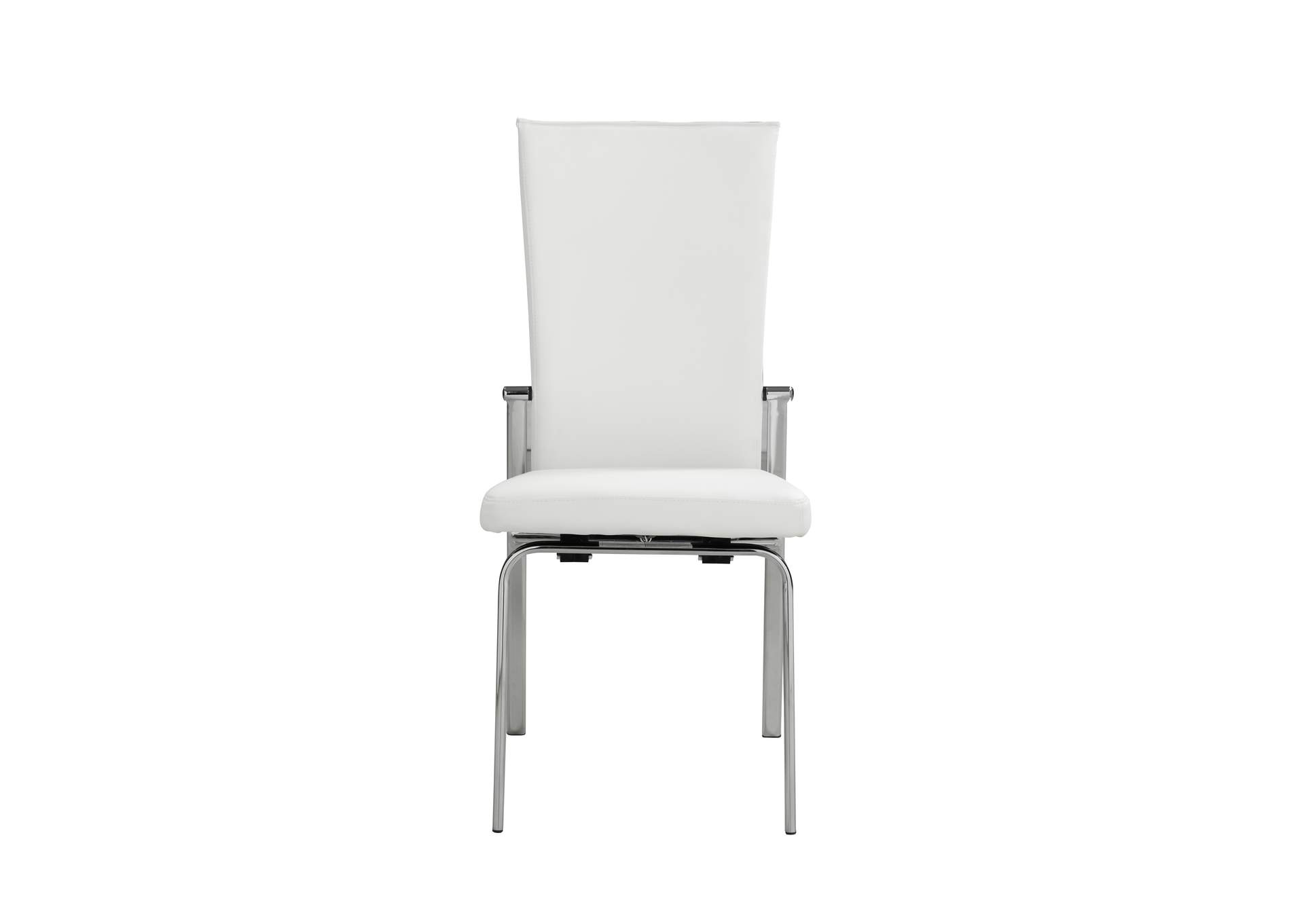 Contemporary Motion-Back Side Chair With Chrome Frame image 5