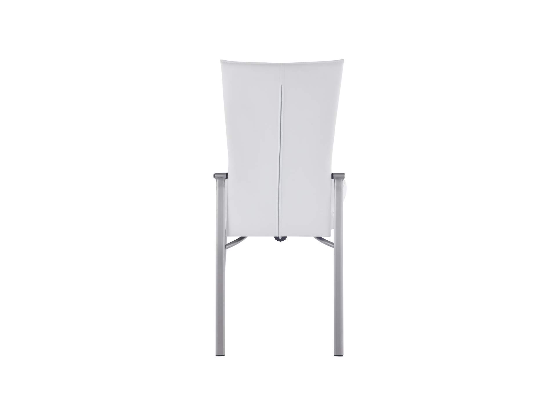 Contemporary Motion-Back Side Chair With Brushed Steel Frame image 6