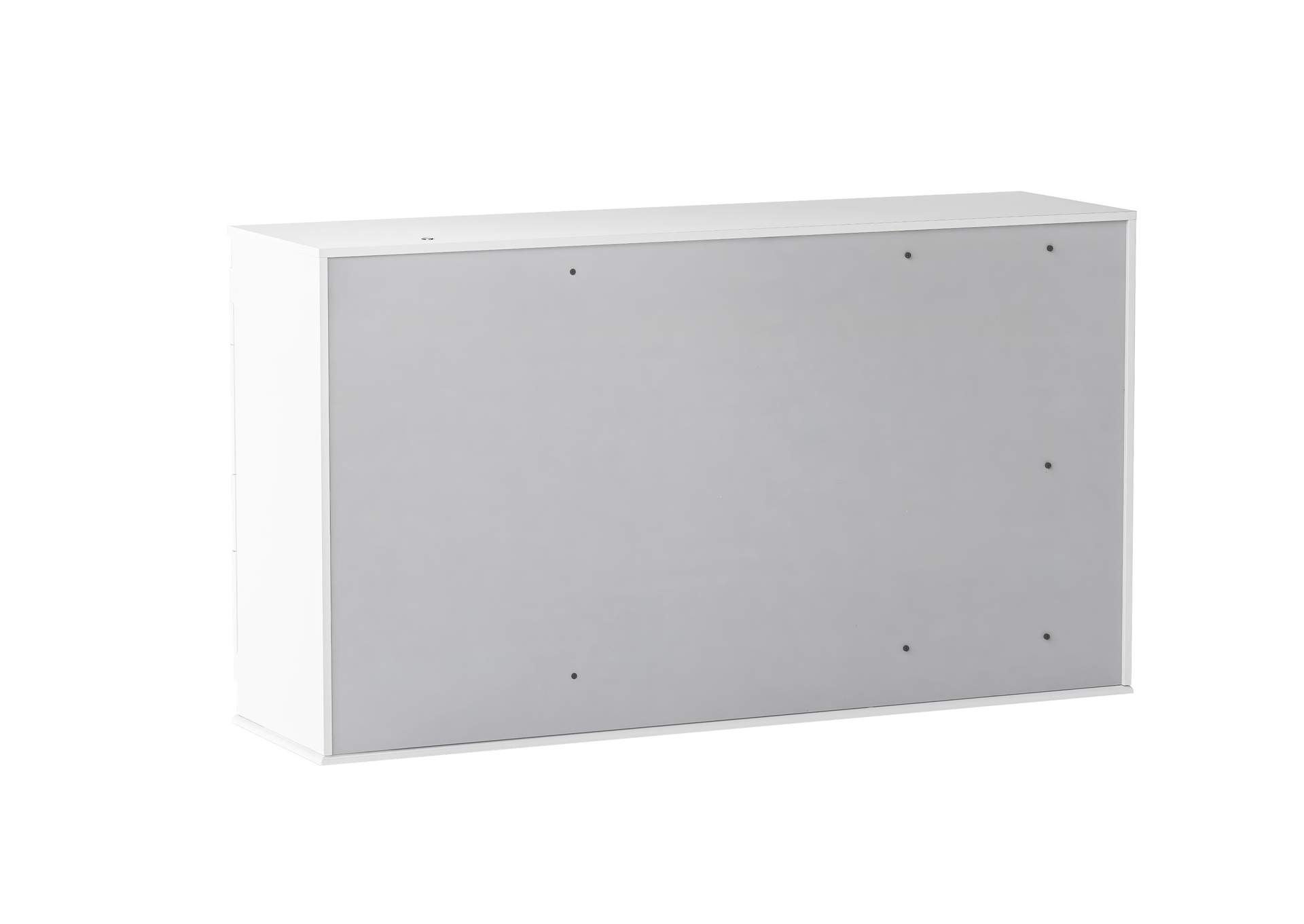 Modern Gloss White 8-Drawer Dresser image 6
