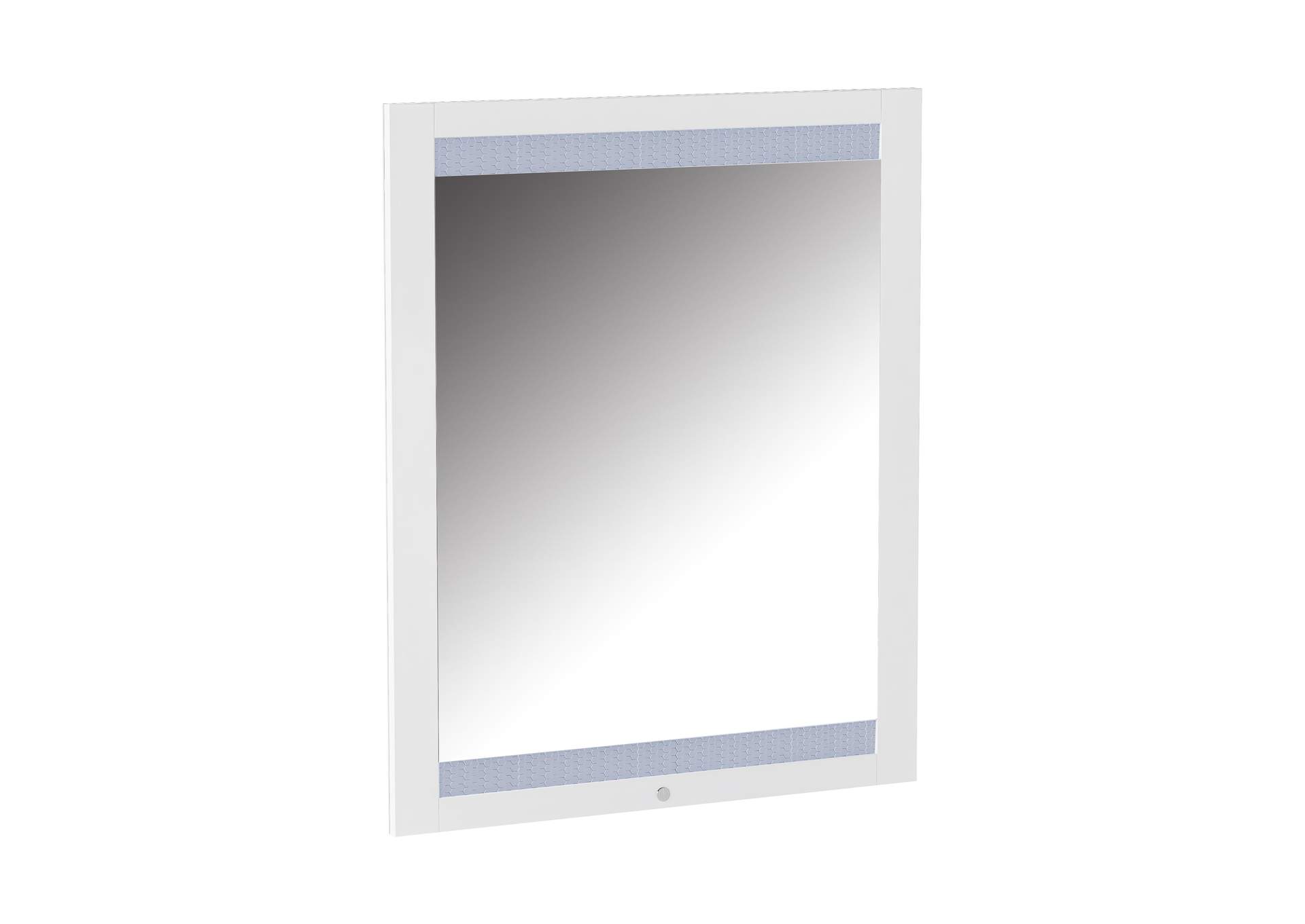 Modern High Gloss White 4 Pc. King Bedroom Set With Led Lighting image 6