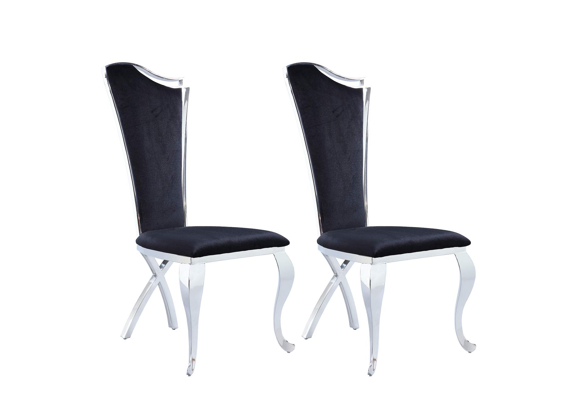 Contemporary Dining Set With Extendable Marble Table & 4 Black Chairs image 10