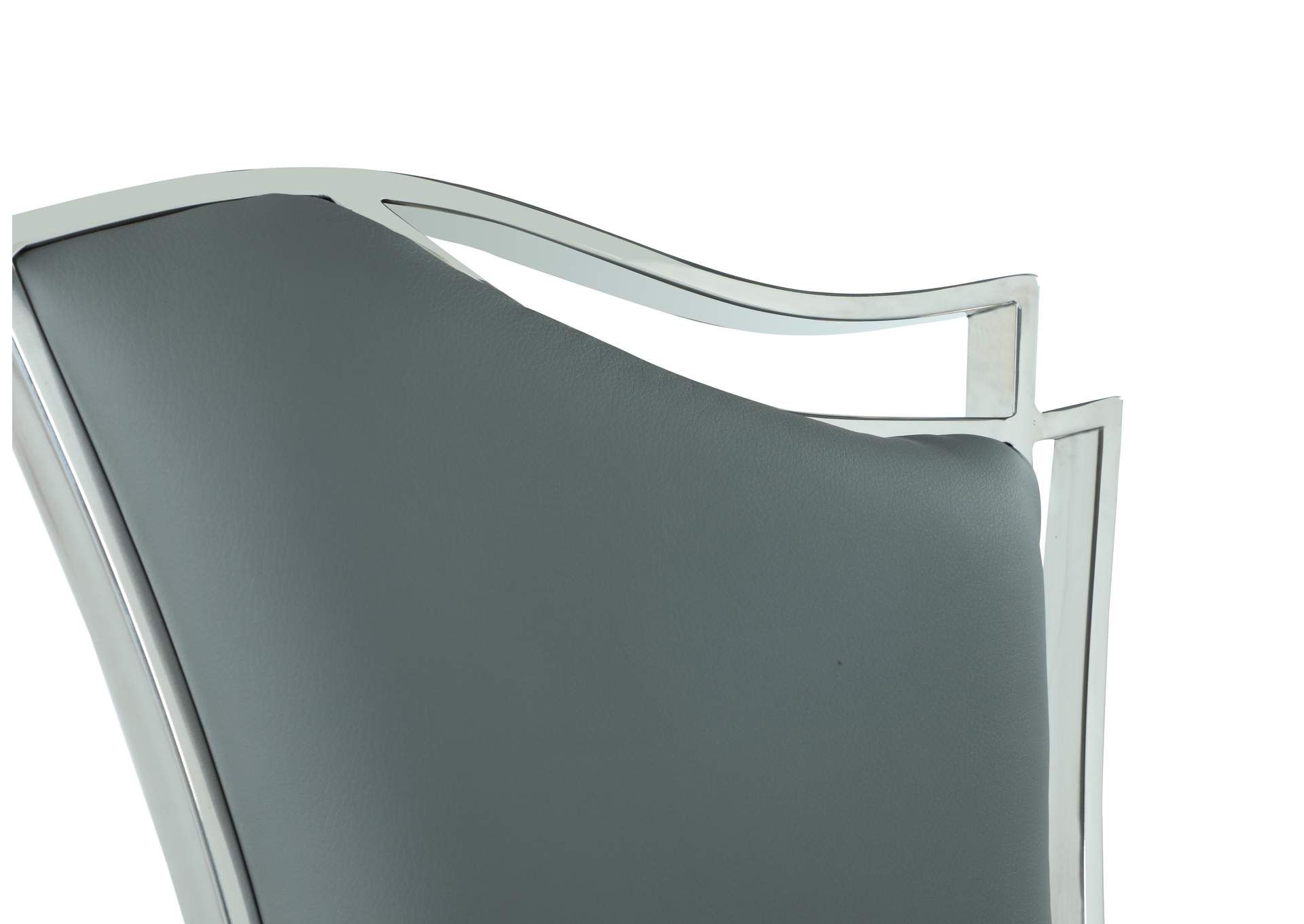 Contemporary Swivel Counter Stool With Design Back image 7